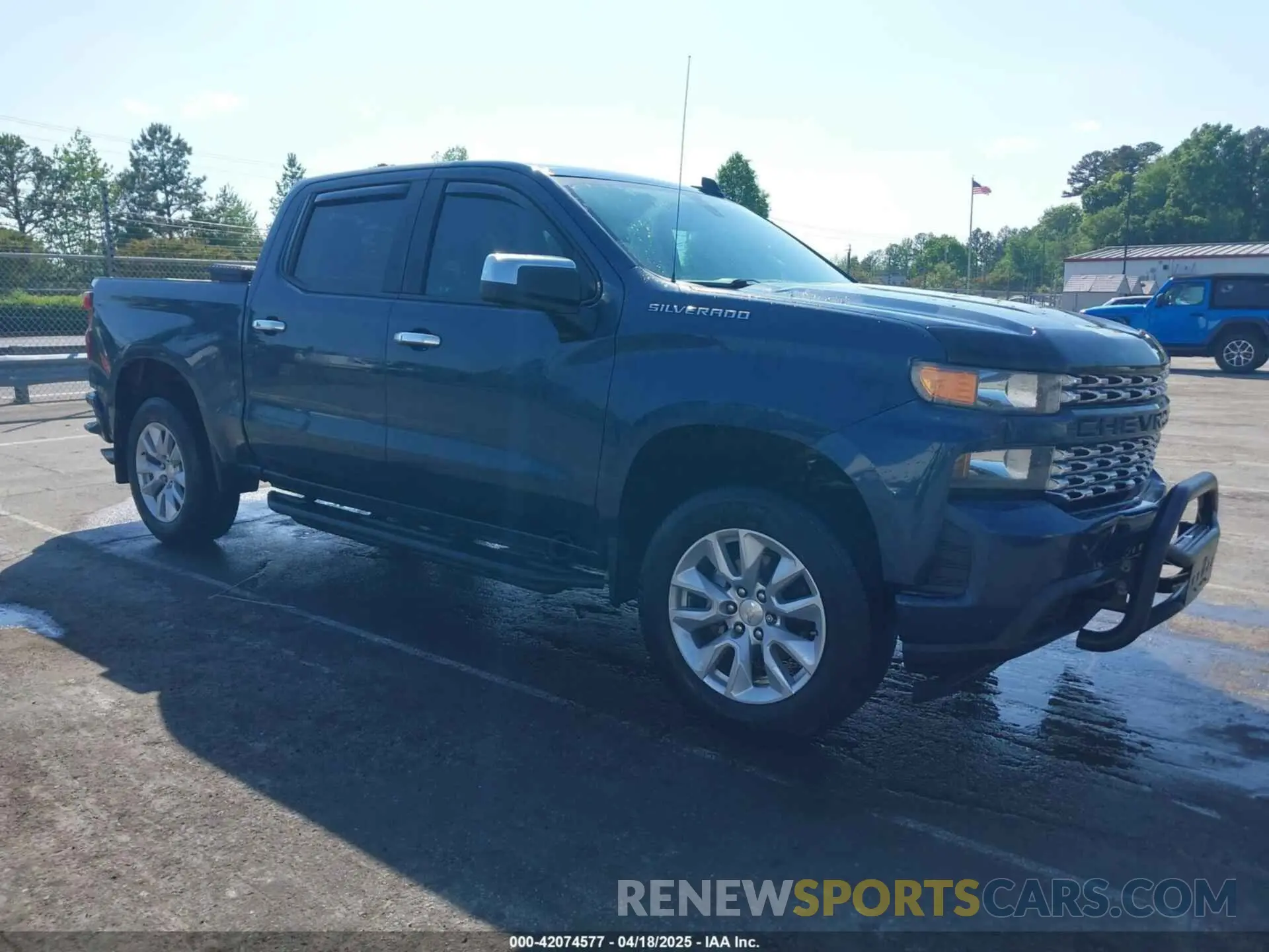 1 Photograph of a damaged car 3GCPWBEH5LG348108 CHEVROLET SILVERADO 1500 2020