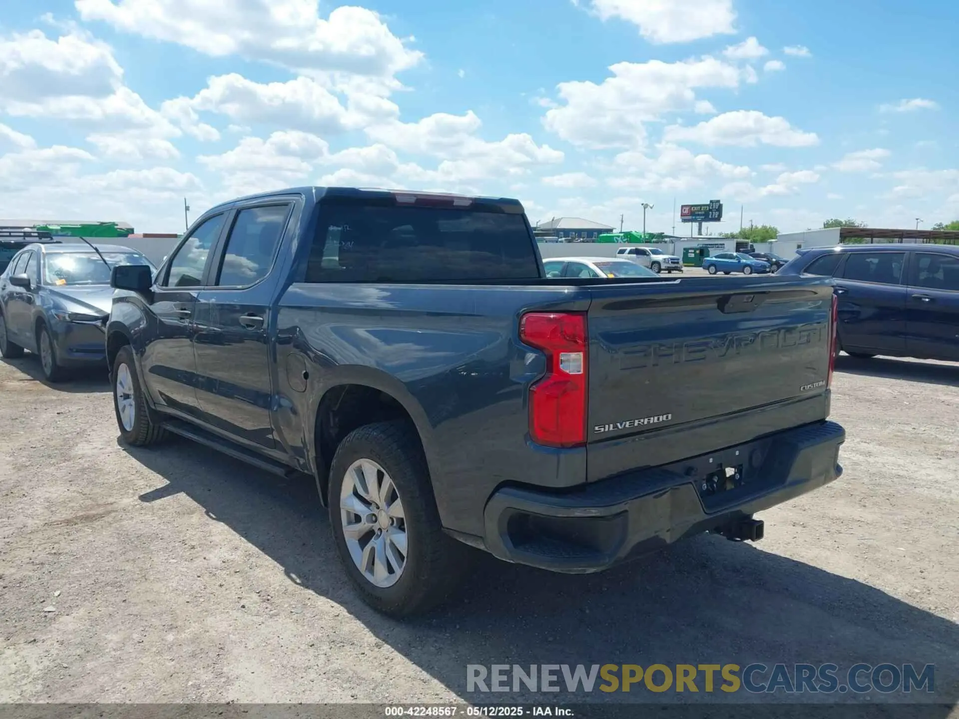 3 Photograph of a damaged car 3GCPWBEH6LG279560 CHEVROLET SILVERADO 1500 2020