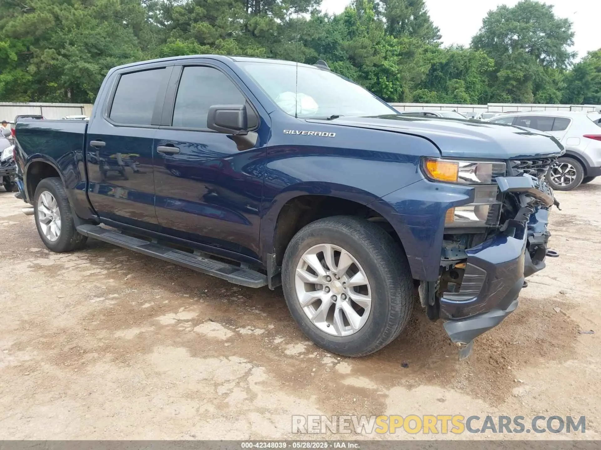 1 Photograph of a damaged car 3GCPWBEH8LG135217 CHEVROLET SILVERADO 1500 2020