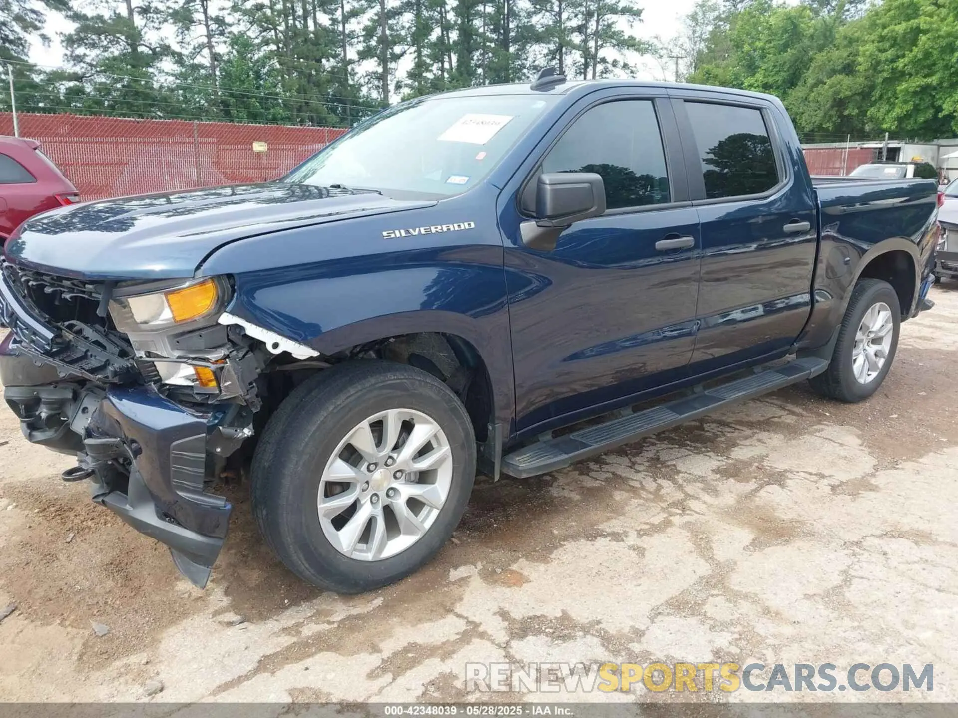2 Photograph of a damaged car 3GCPWBEH8LG135217 CHEVROLET SILVERADO 1500 2020