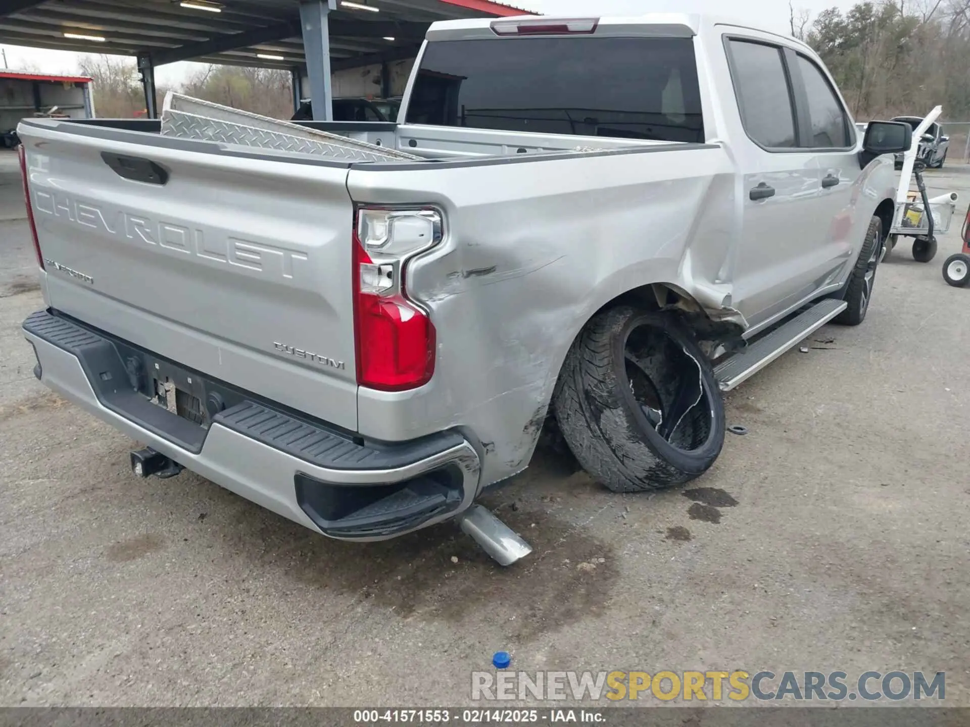 6 Photograph of a damaged car 3GCPWBEH8LG260041 CHEVROLET SILVERADO 1500 2020