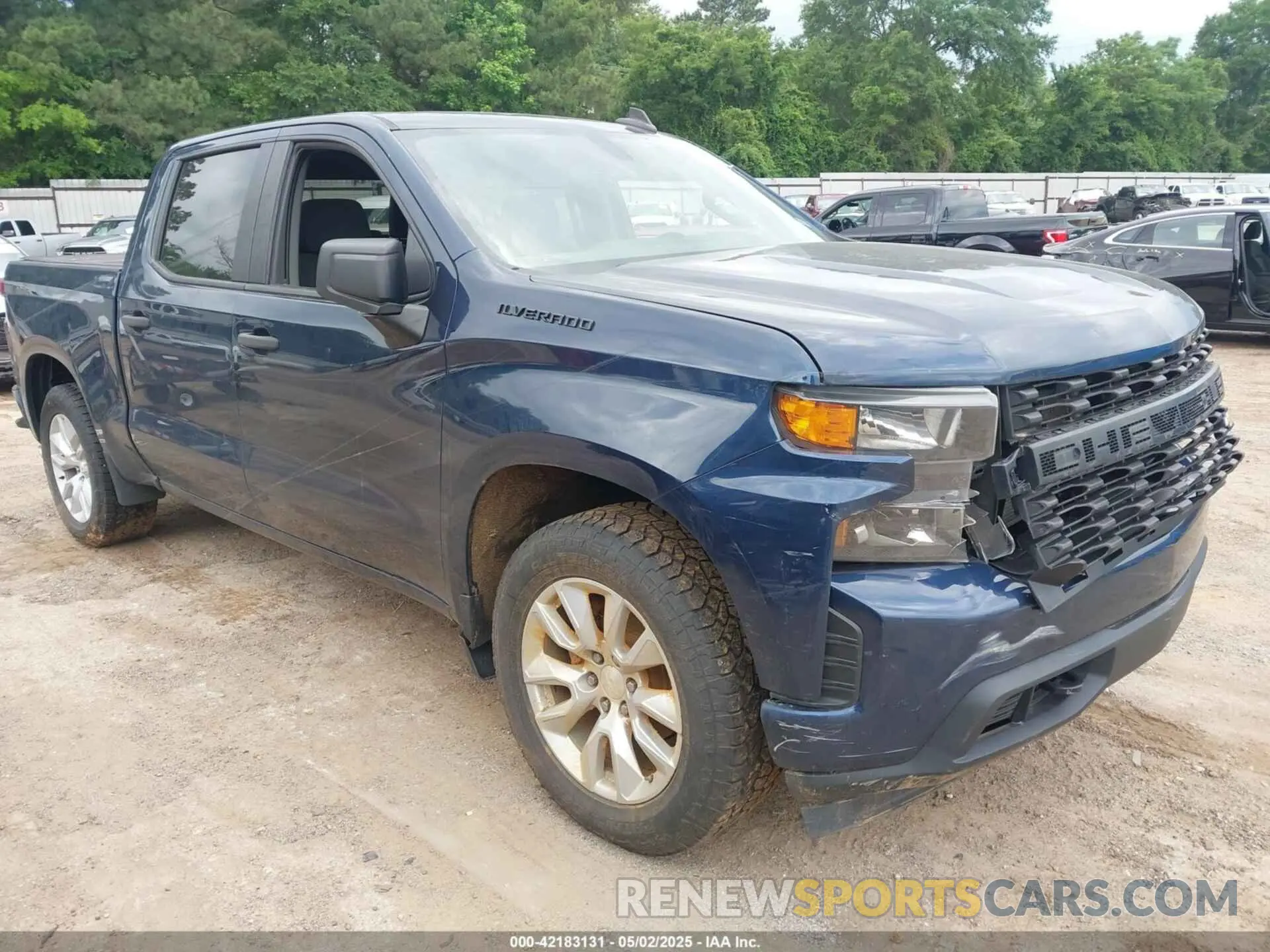 1 Photograph of a damaged car 3GCPWBEH9LG449510 CHEVROLET SILVERADO 1500 2020