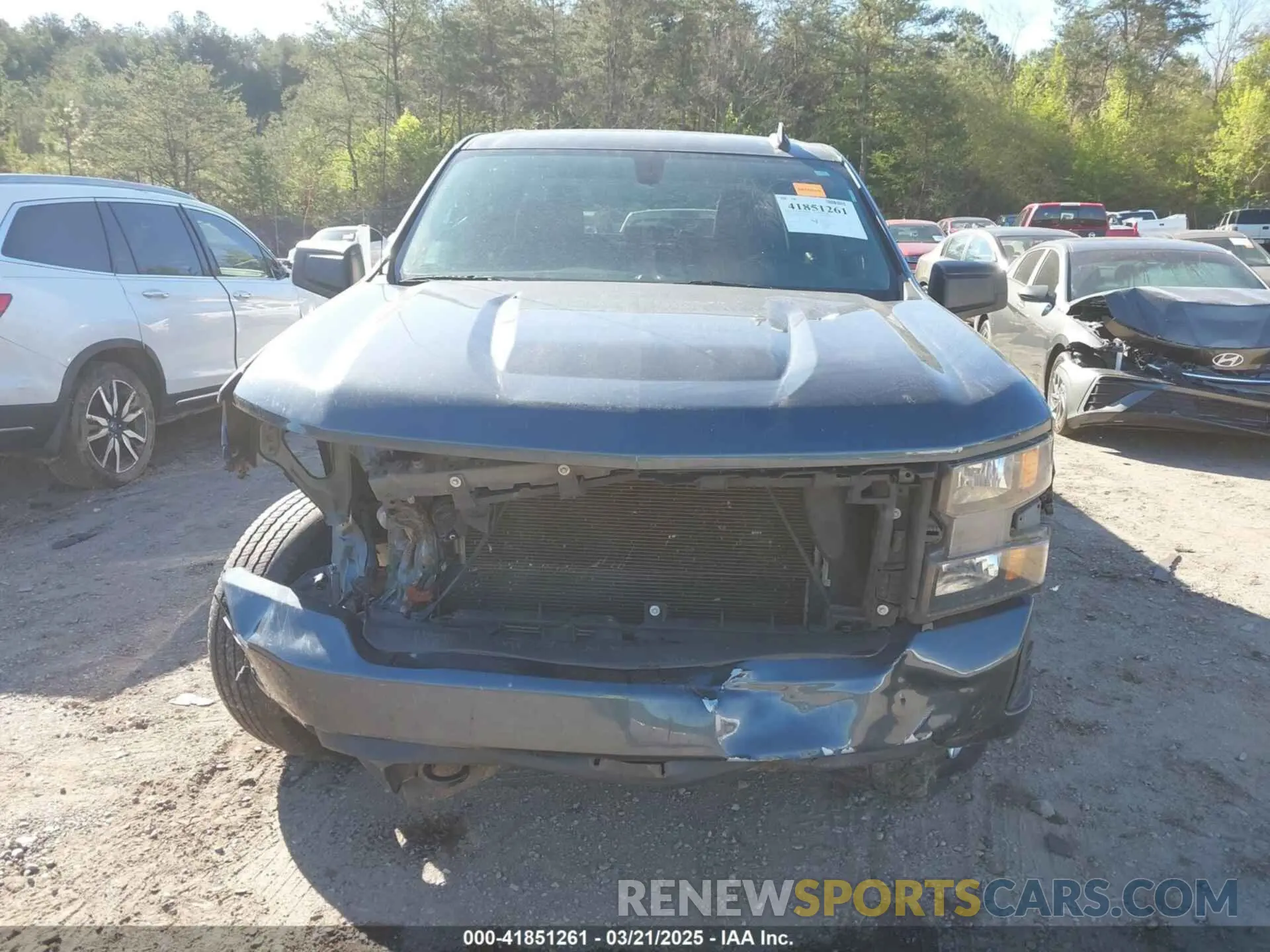 12 Photograph of a damaged car 3GCPWBEHXLG285328 CHEVROLET SILVERADO 1500 2020