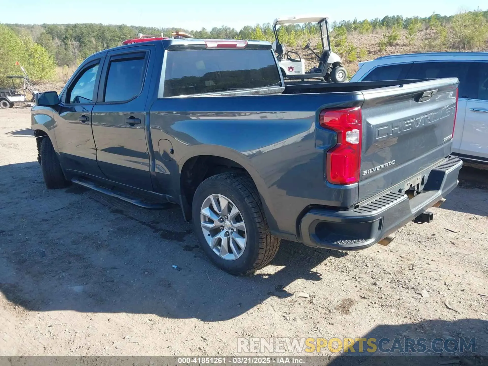 3 Photograph of a damaged car 3GCPWBEHXLG285328 CHEVROLET SILVERADO 1500 2020