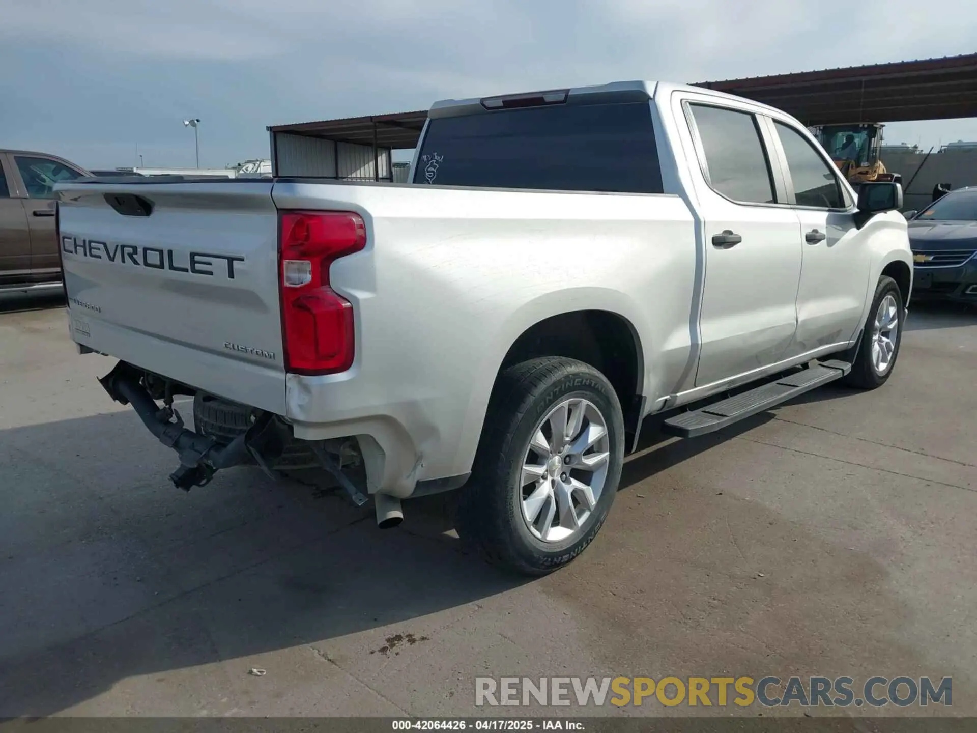 4 Photograph of a damaged car 3GCPWBEK7LG379873 CHEVROLET SILVERADO 1500 2020