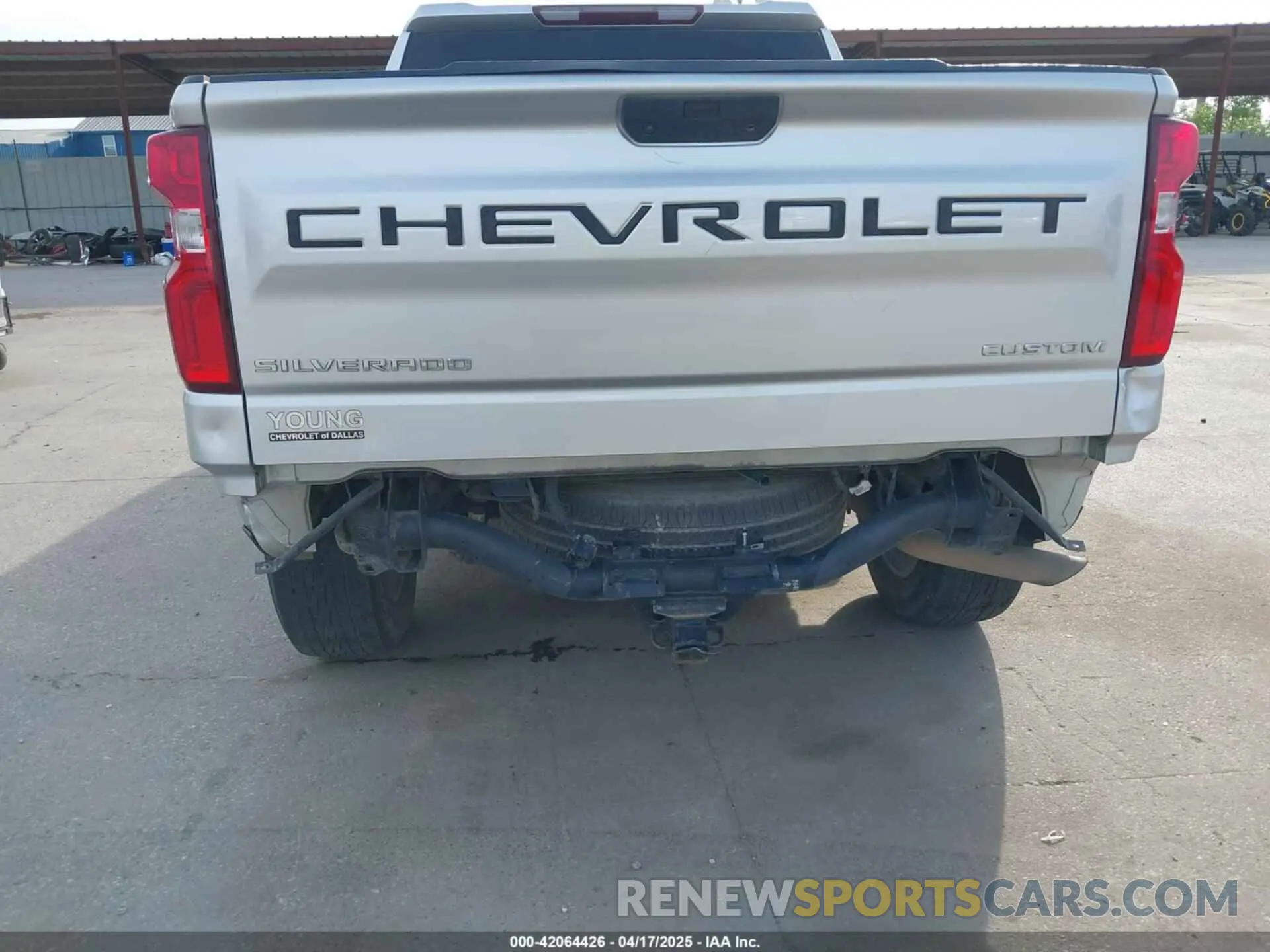 6 Photograph of a damaged car 3GCPWBEK7LG379873 CHEVROLET SILVERADO 1500 2020