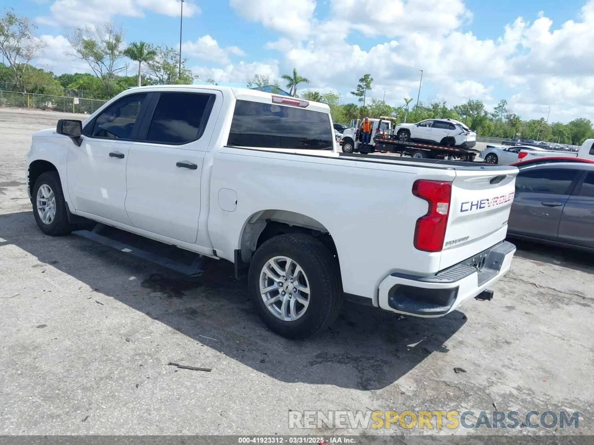 3 Photograph of a damaged car 3GCPWBEK8LG183070 CHEVROLET SILVERADO 1500 2020