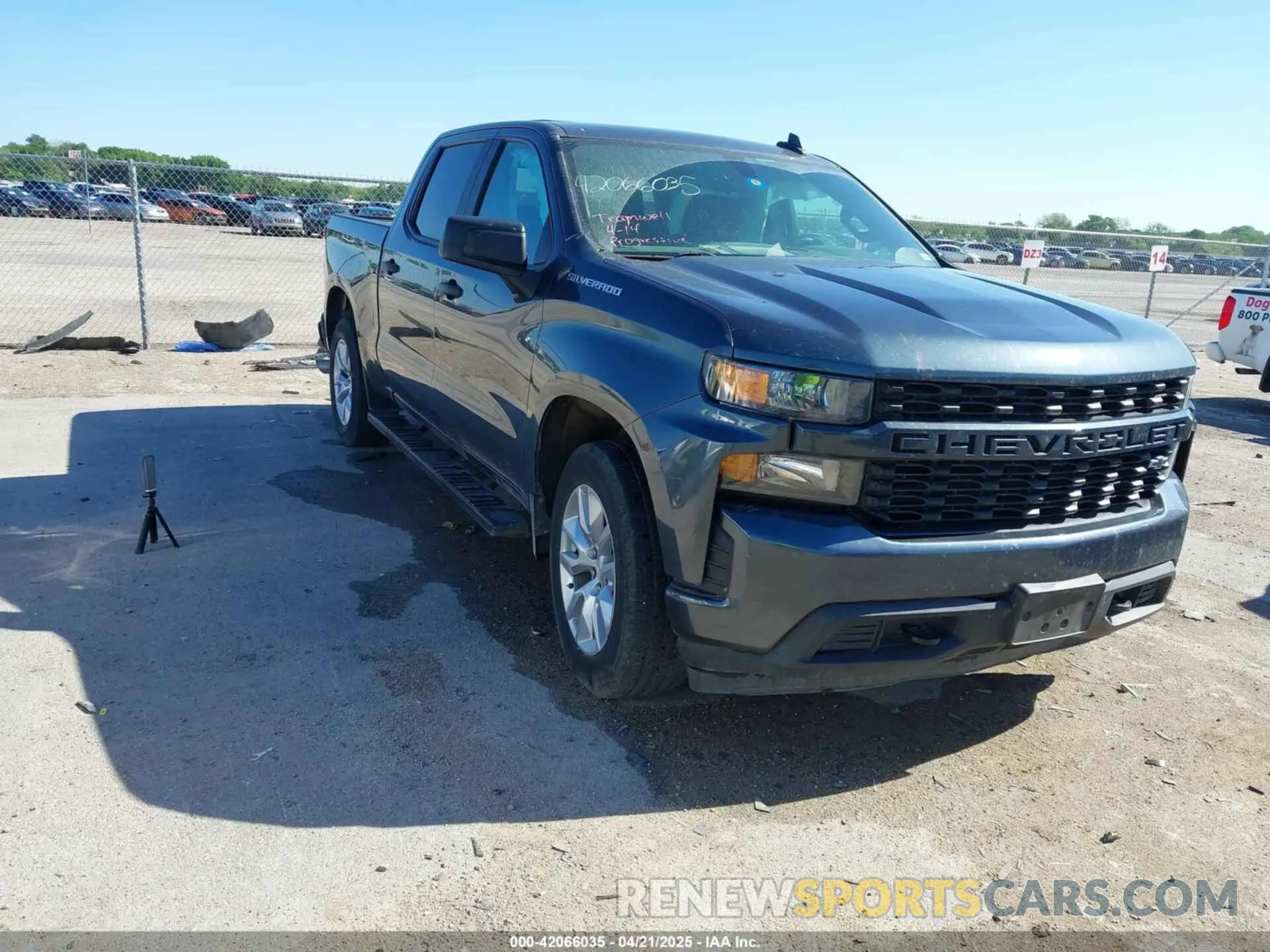 1 Photograph of a damaged car 3GCPWBEK9LG318976 CHEVROLET SILVERADO 1500 2020