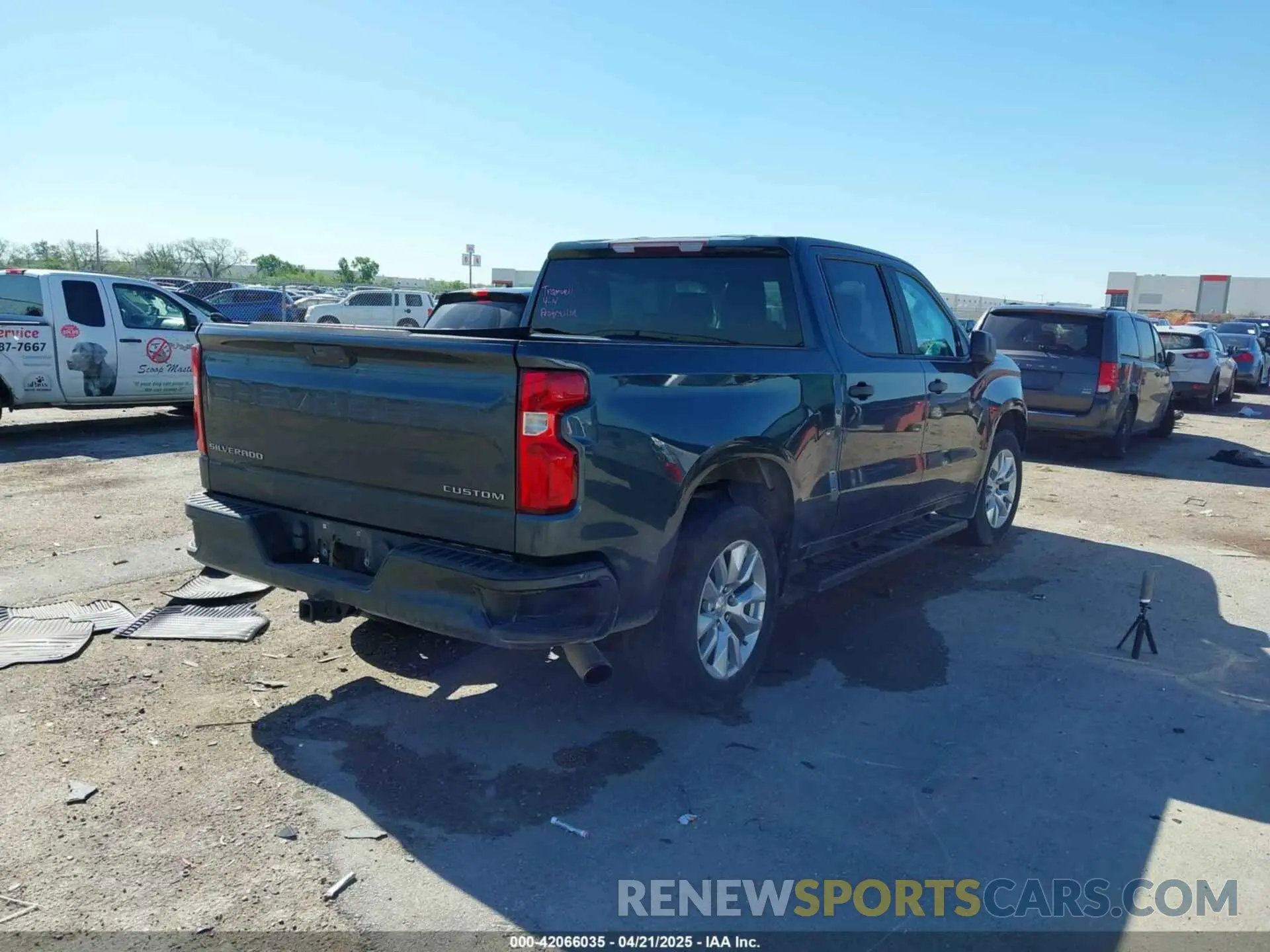 4 Photograph of a damaged car 3GCPWBEK9LG318976 CHEVROLET SILVERADO 1500 2020