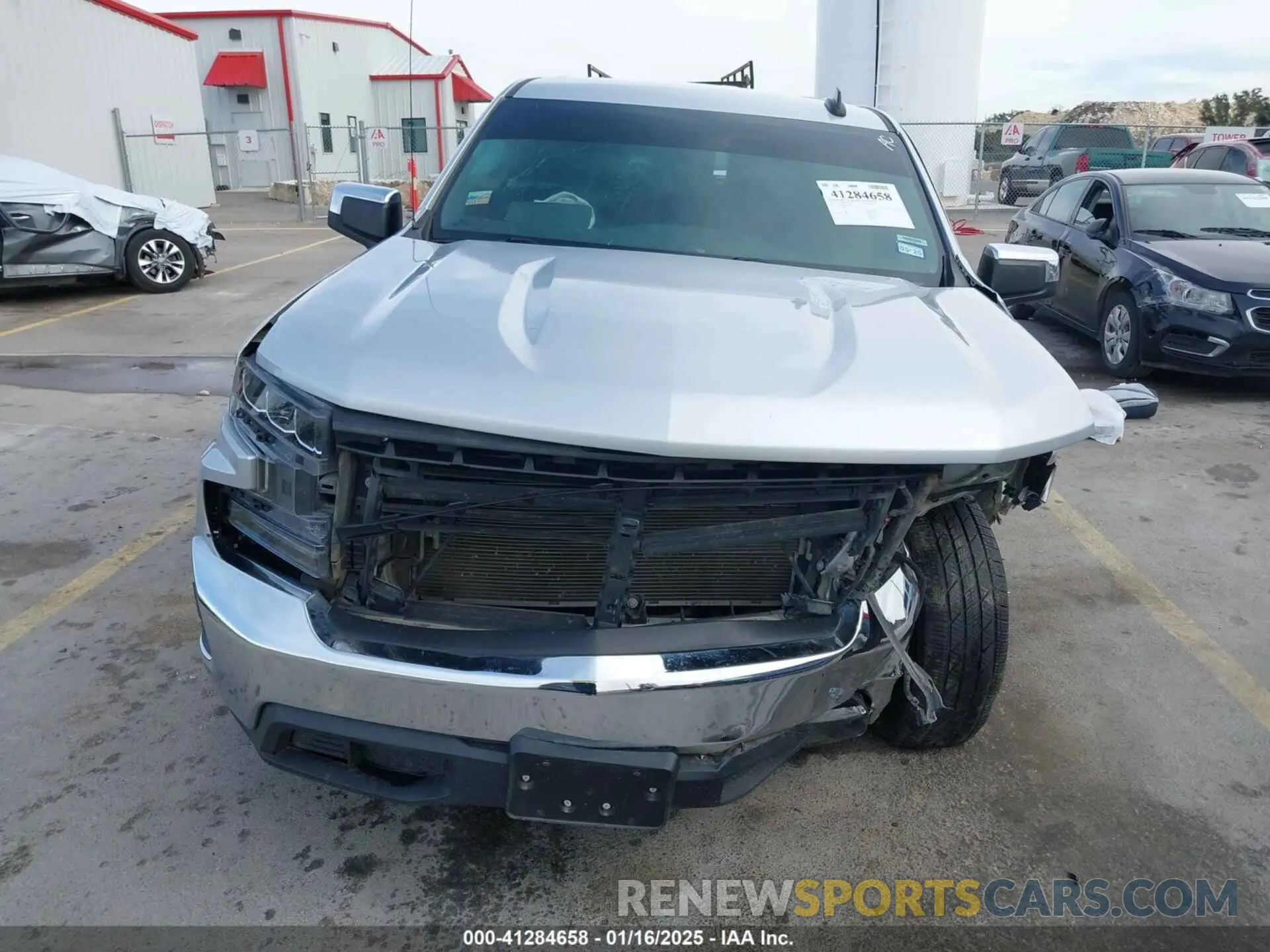 6 Photograph of a damaged car 3GCPWCED0LG396814 CHEVROLET SILVERADO 1500 2020