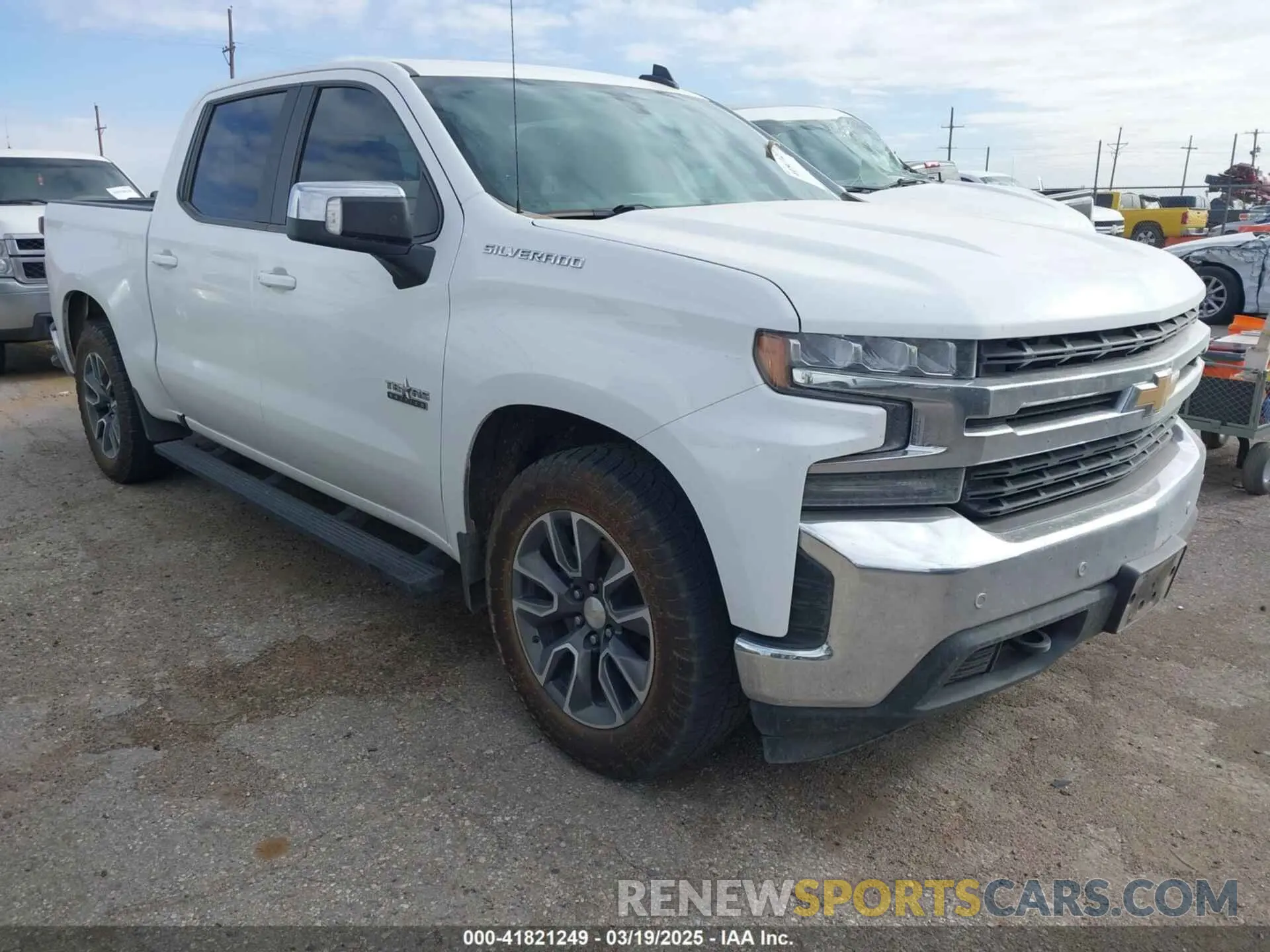1 Photograph of a damaged car 3GCPWCED1LG329297 CHEVROLET SILVERADO 1500 2020