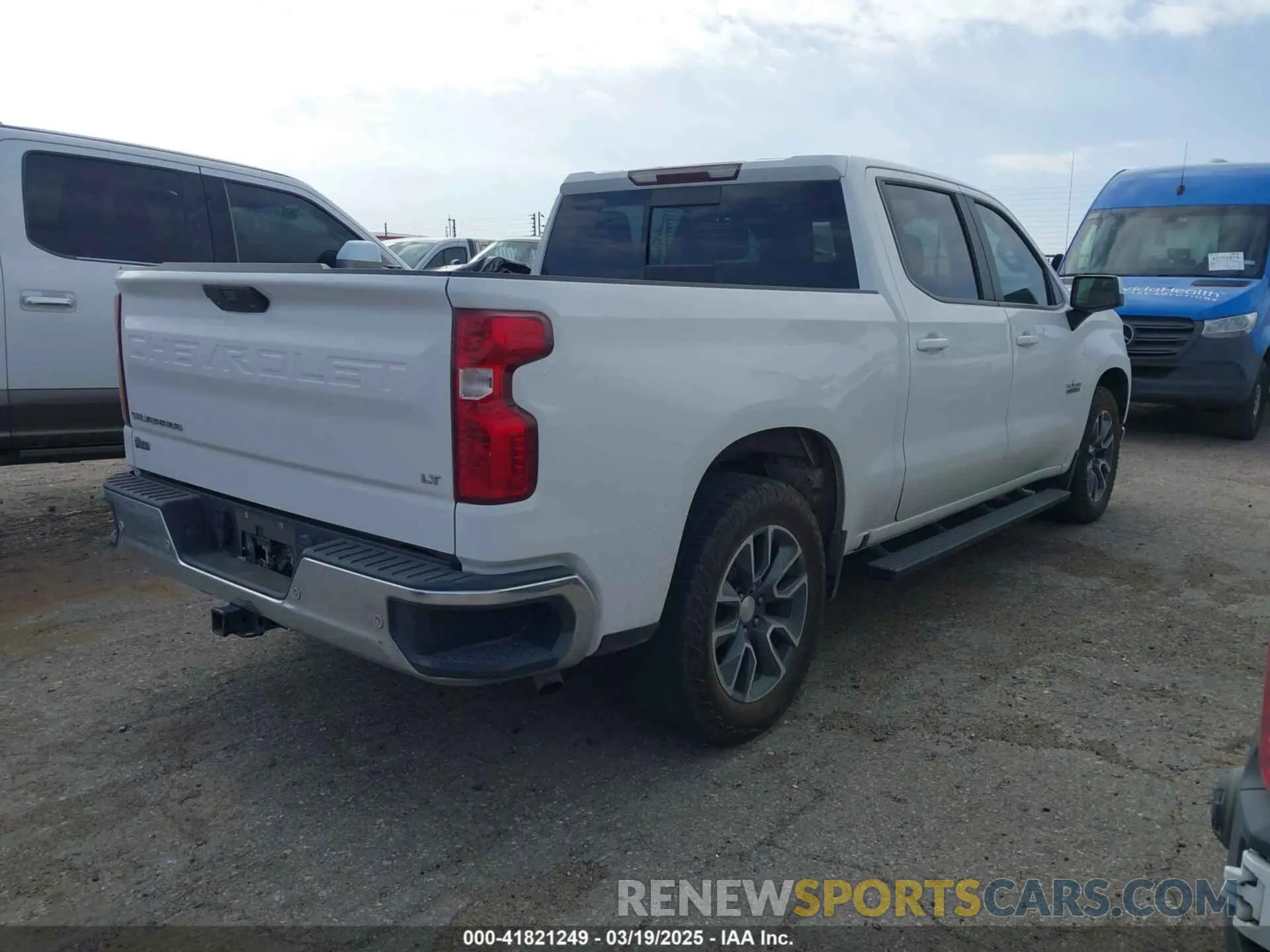 4 Photograph of a damaged car 3GCPWCED1LG329297 CHEVROLET SILVERADO 1500 2020