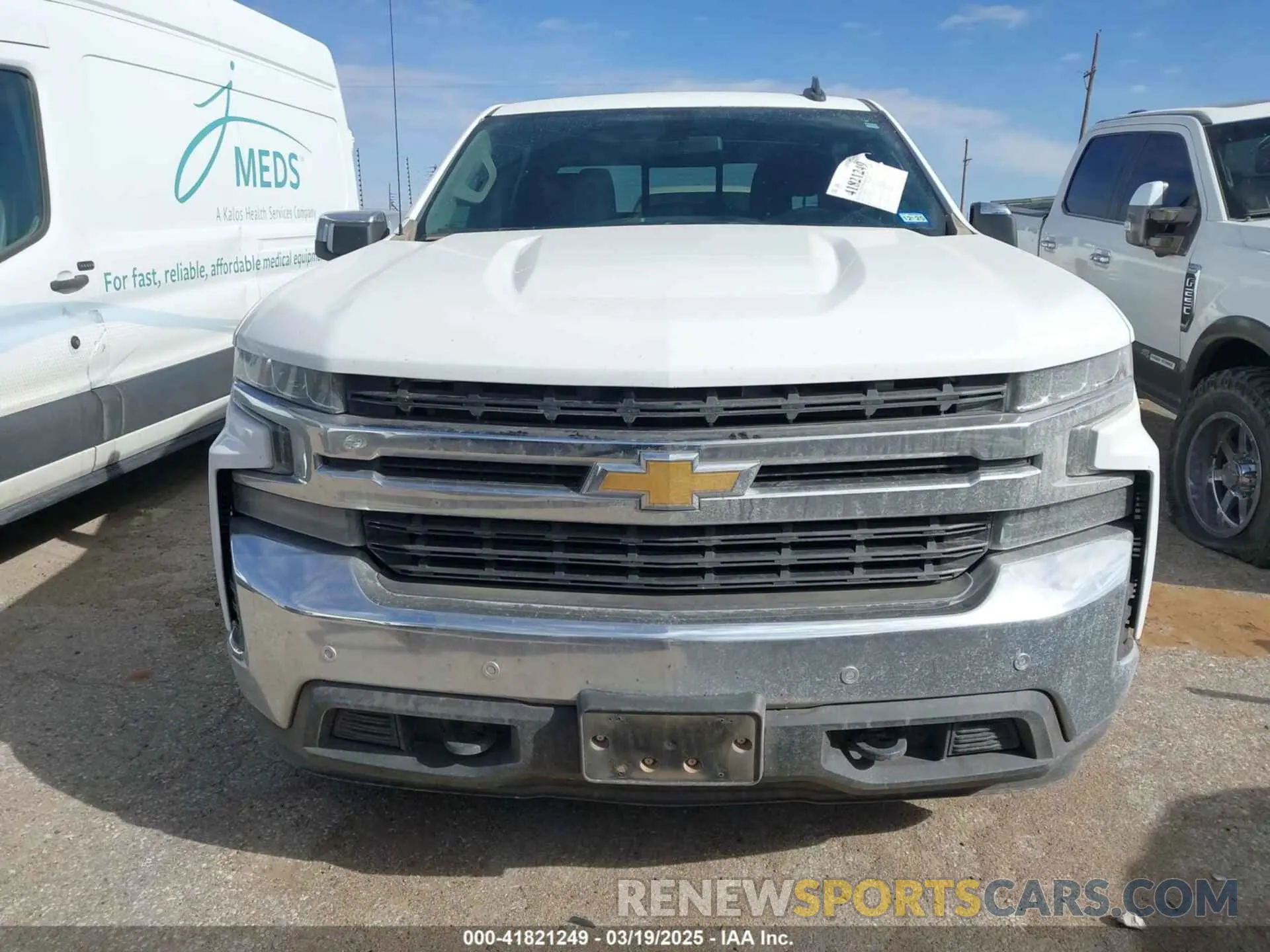6 Photograph of a damaged car 3GCPWCED1LG329297 CHEVROLET SILVERADO 1500 2020