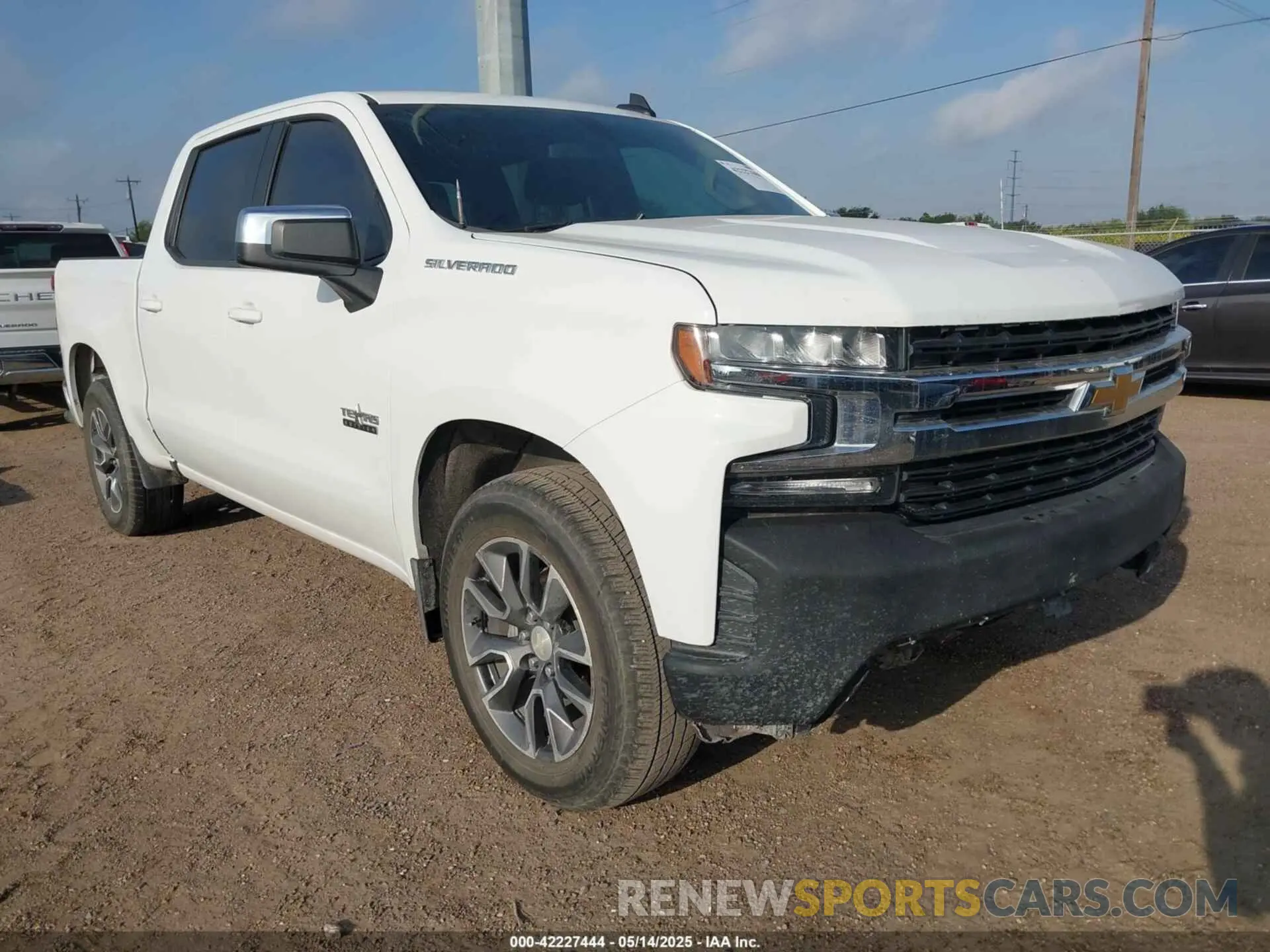 1 Photograph of a damaged car 3GCPWCED2LG188918 CHEVROLET SILVERADO 1500 2020