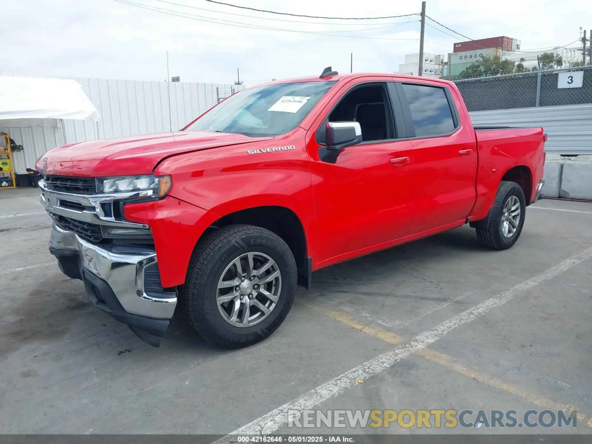2 Photograph of a damaged car 3GCPWCED4LG120328 CHEVROLET SILVERADO 1500 2020