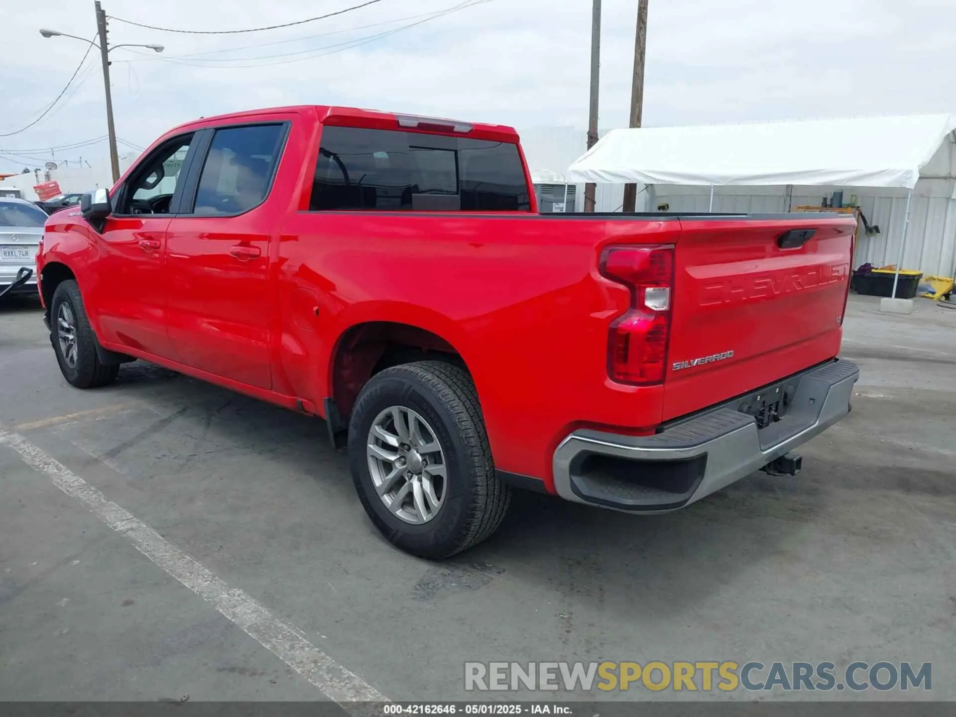 3 Photograph of a damaged car 3GCPWCED4LG120328 CHEVROLET SILVERADO 1500 2020