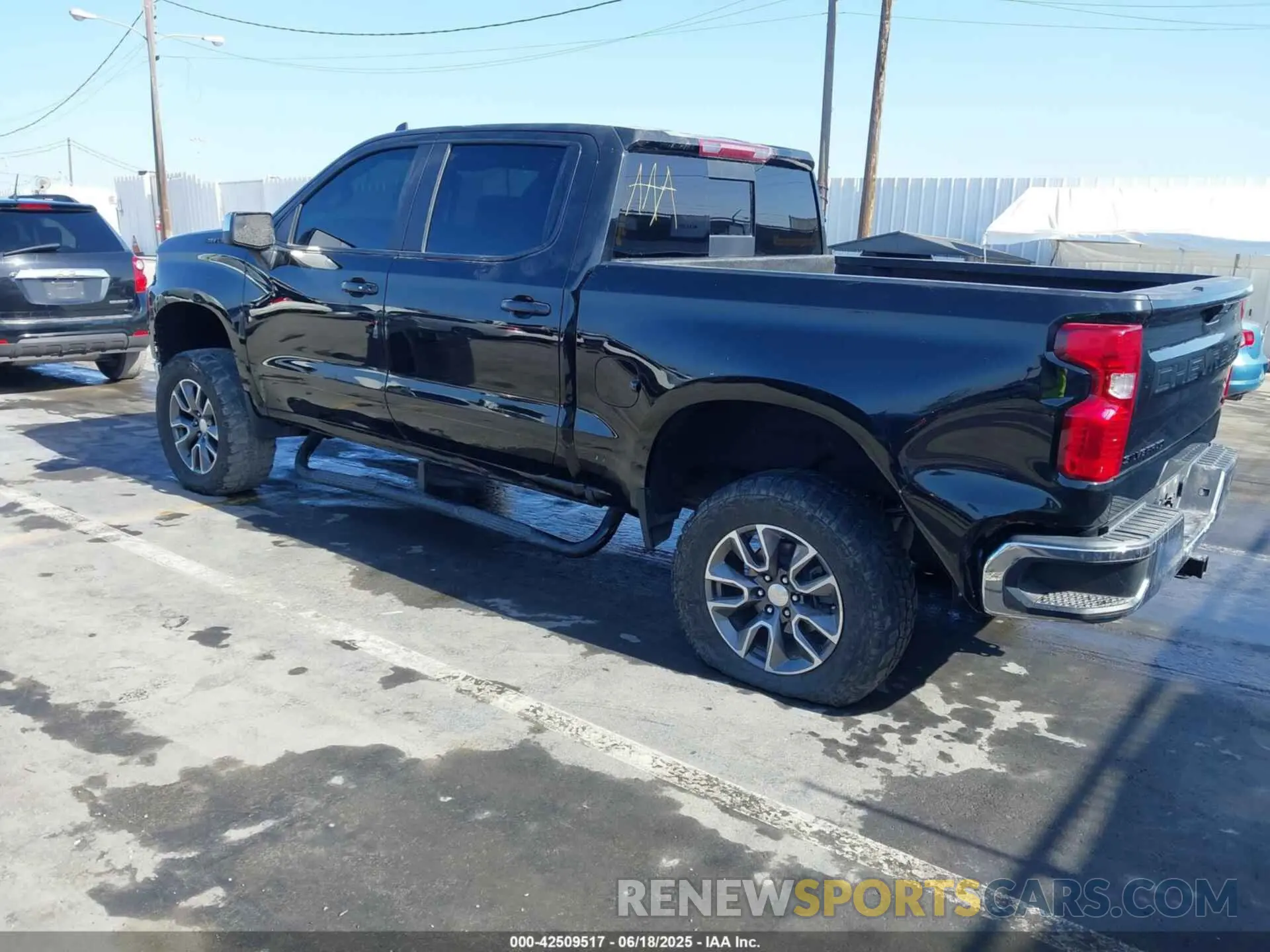 3 Photograph of a damaged car 3GCPWCED4LG437557 CHEVROLET SILVERADO 1500 2020