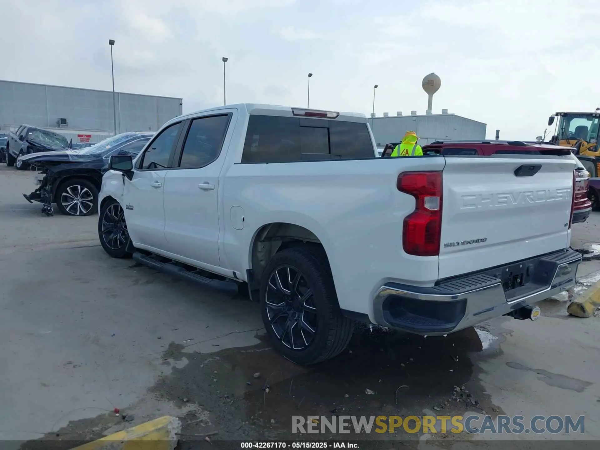 3 Photograph of a damaged car 3GCPWCED6LG236968 CHEVROLET SILVERADO 1500 2020