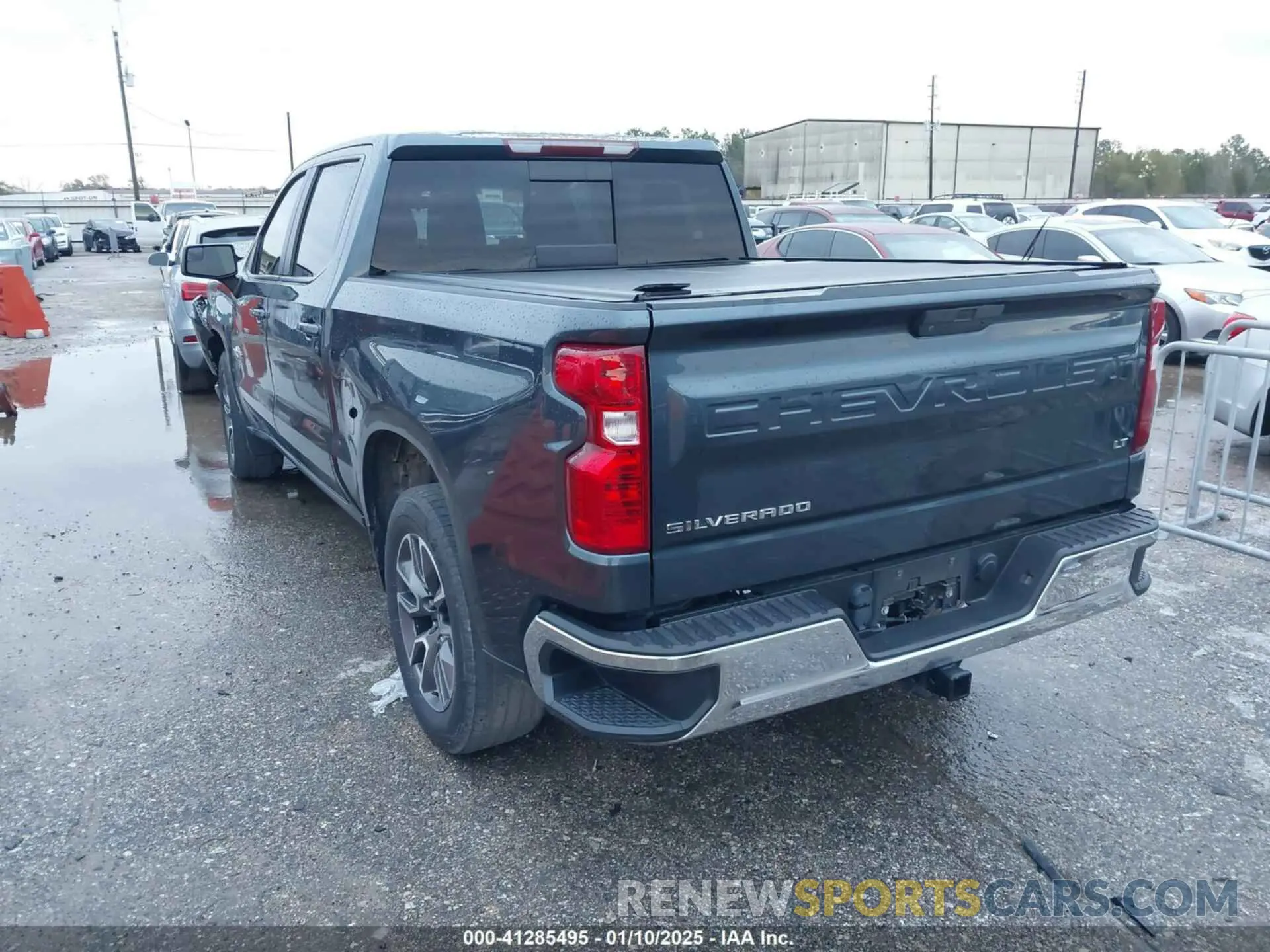 3 Photograph of a damaged car 3GCPWCED8LG403718 CHEVROLET SILVERADO 1500 2020
