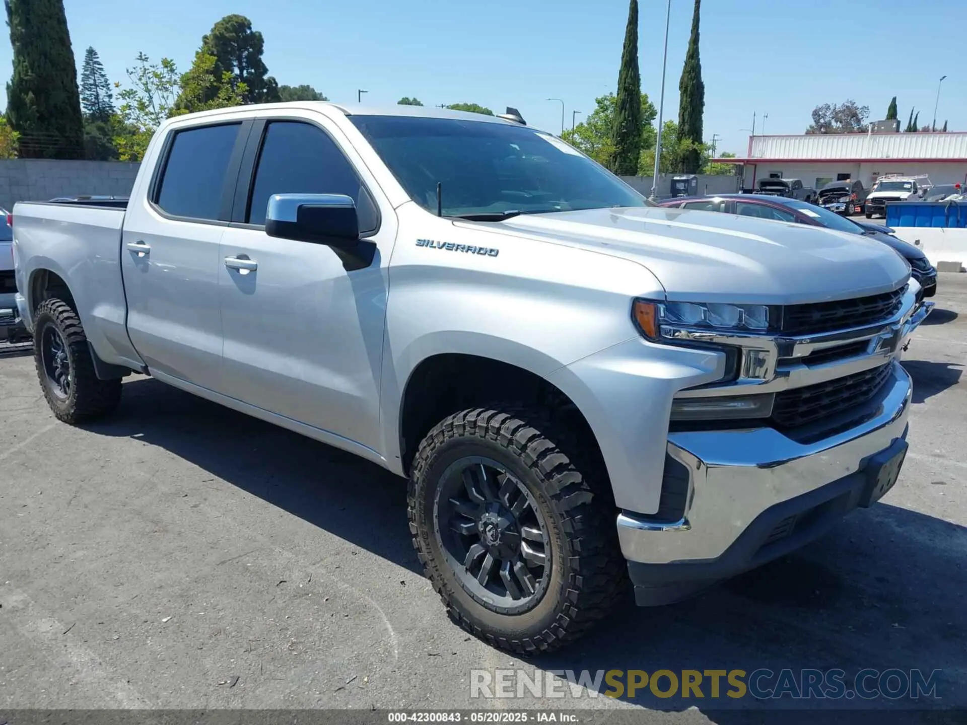 1 Photograph of a damaged car 3GCPWCEDXLG123198 CHEVROLET SILVERADO 1500 2020