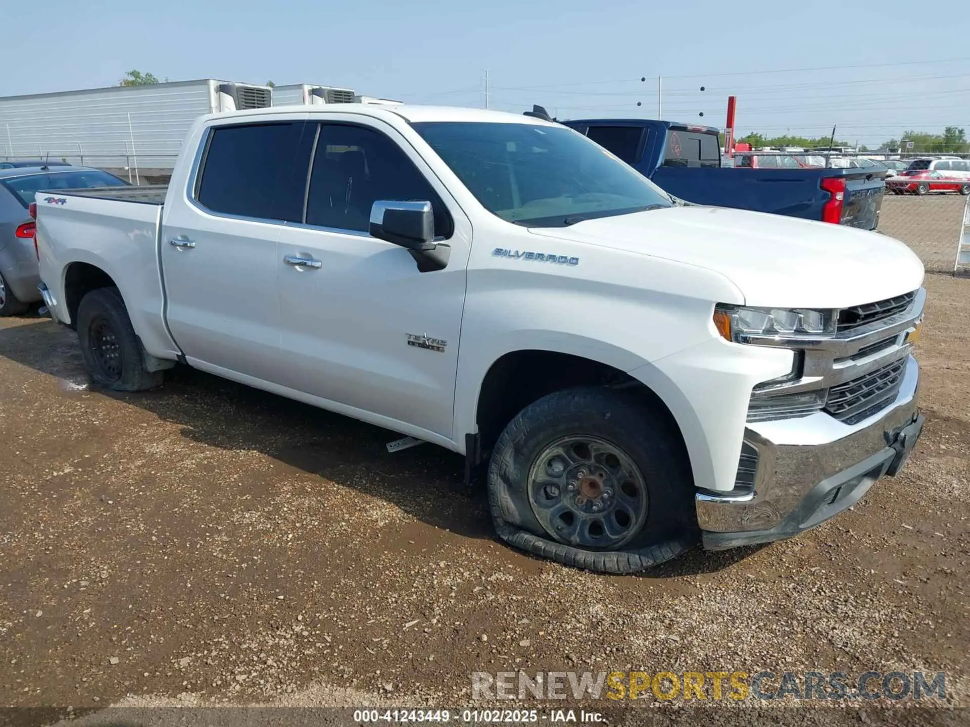 1 Photograph of a damaged car 3GCPWCEDXLG320419 CHEVROLET SILVERADO 1500 2020