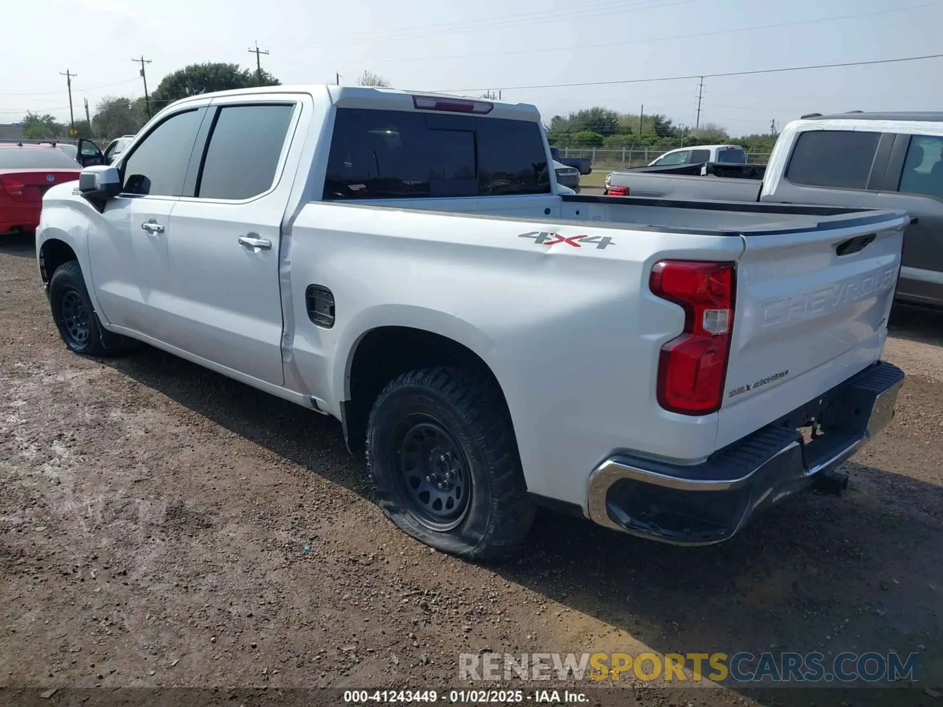 3 Photograph of a damaged car 3GCPWCEDXLG320419 CHEVROLET SILVERADO 1500 2020