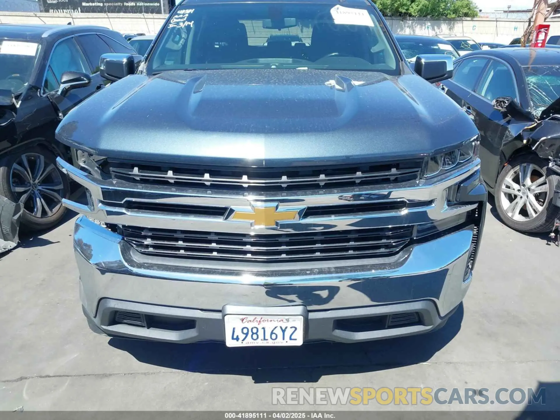 13 Photograph of a damaged car 3GCPWCEK0LG313736 CHEVROLET SILVERADO 1500 2020
