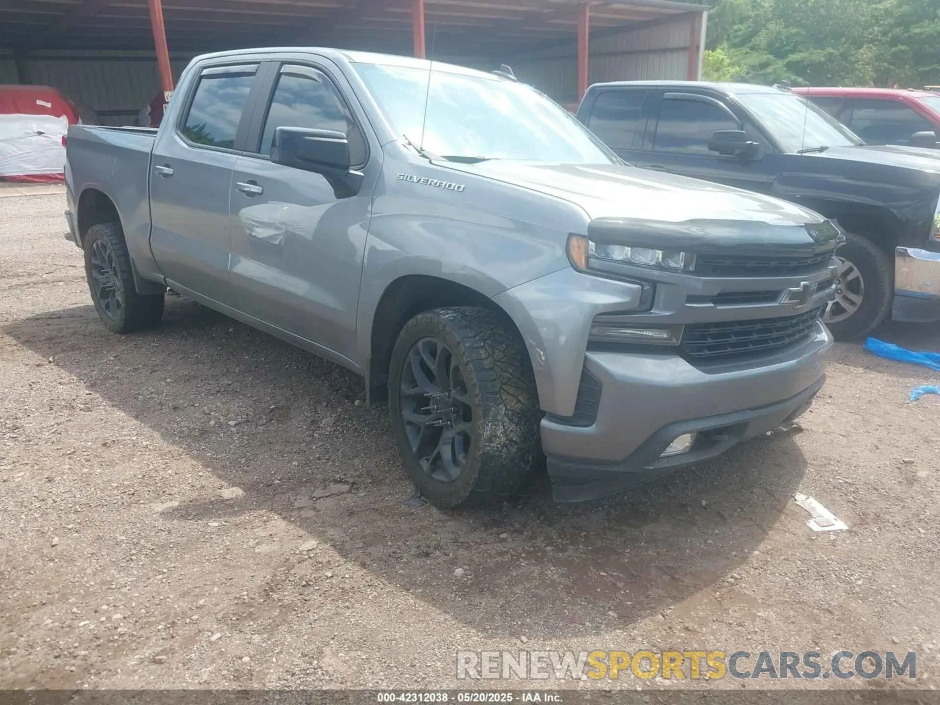 1 Photograph of a damaged car 3GCPWDED2LG204556 CHEVROLET SILVERADO 1500 2020
