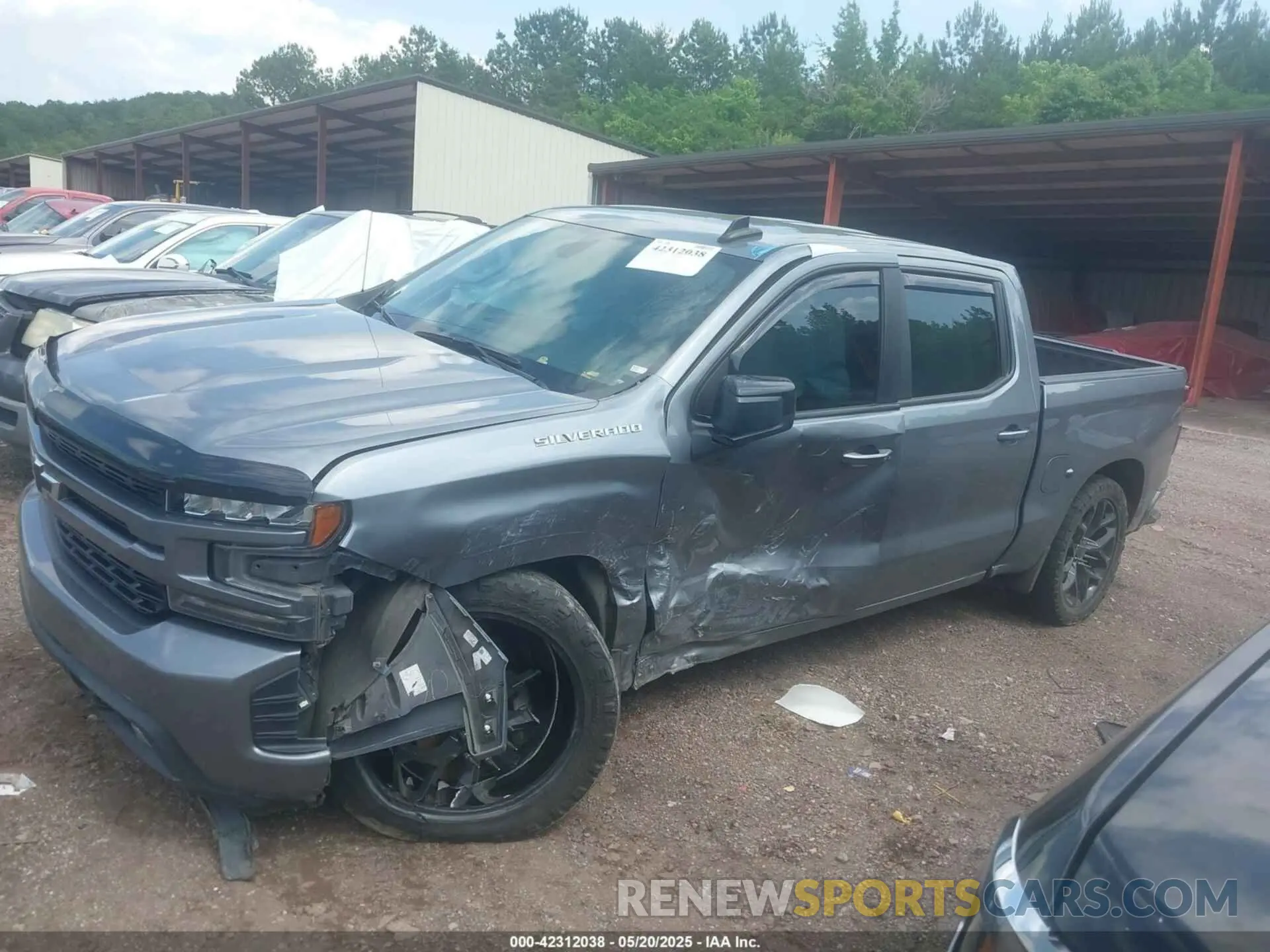 6 Photograph of a damaged car 3GCPWDED2LG204556 CHEVROLET SILVERADO 1500 2020