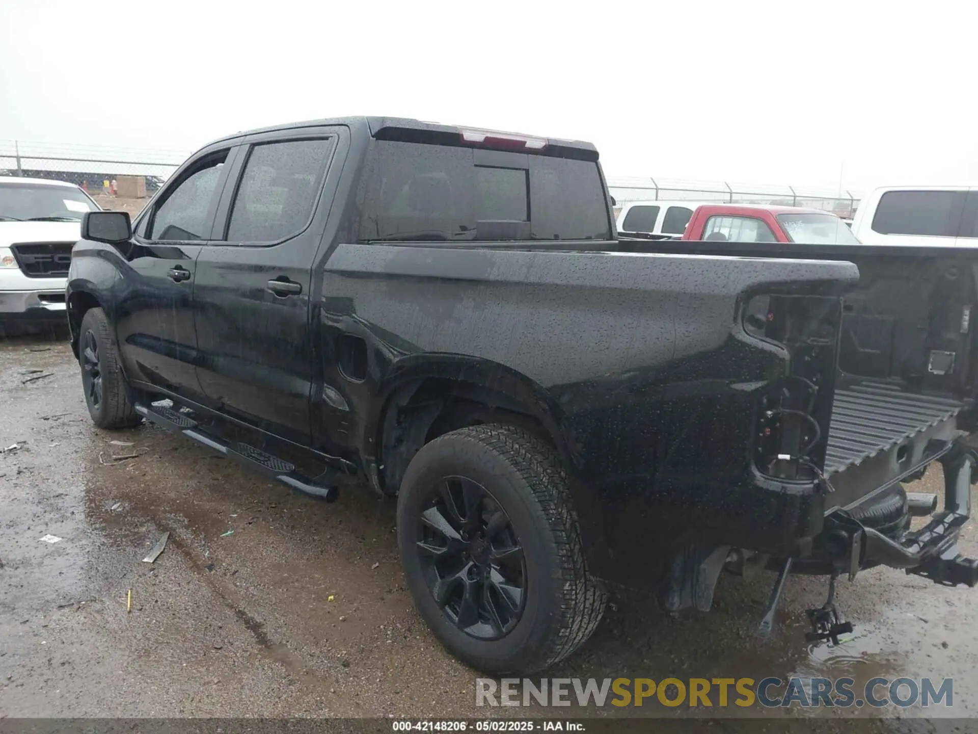 3 Photograph of a damaged car 3GCPWDED6LG396614 CHEVROLET SILVERADO 1500 2020