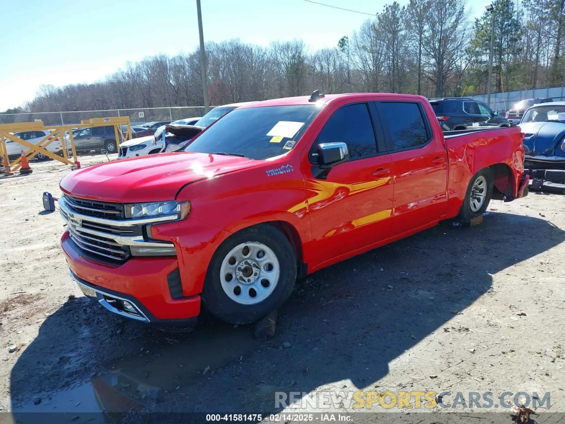 2 Photograph of a damaged car 3GCPWDED7LG234331 CHEVROLET SILVERADO 1500 2020