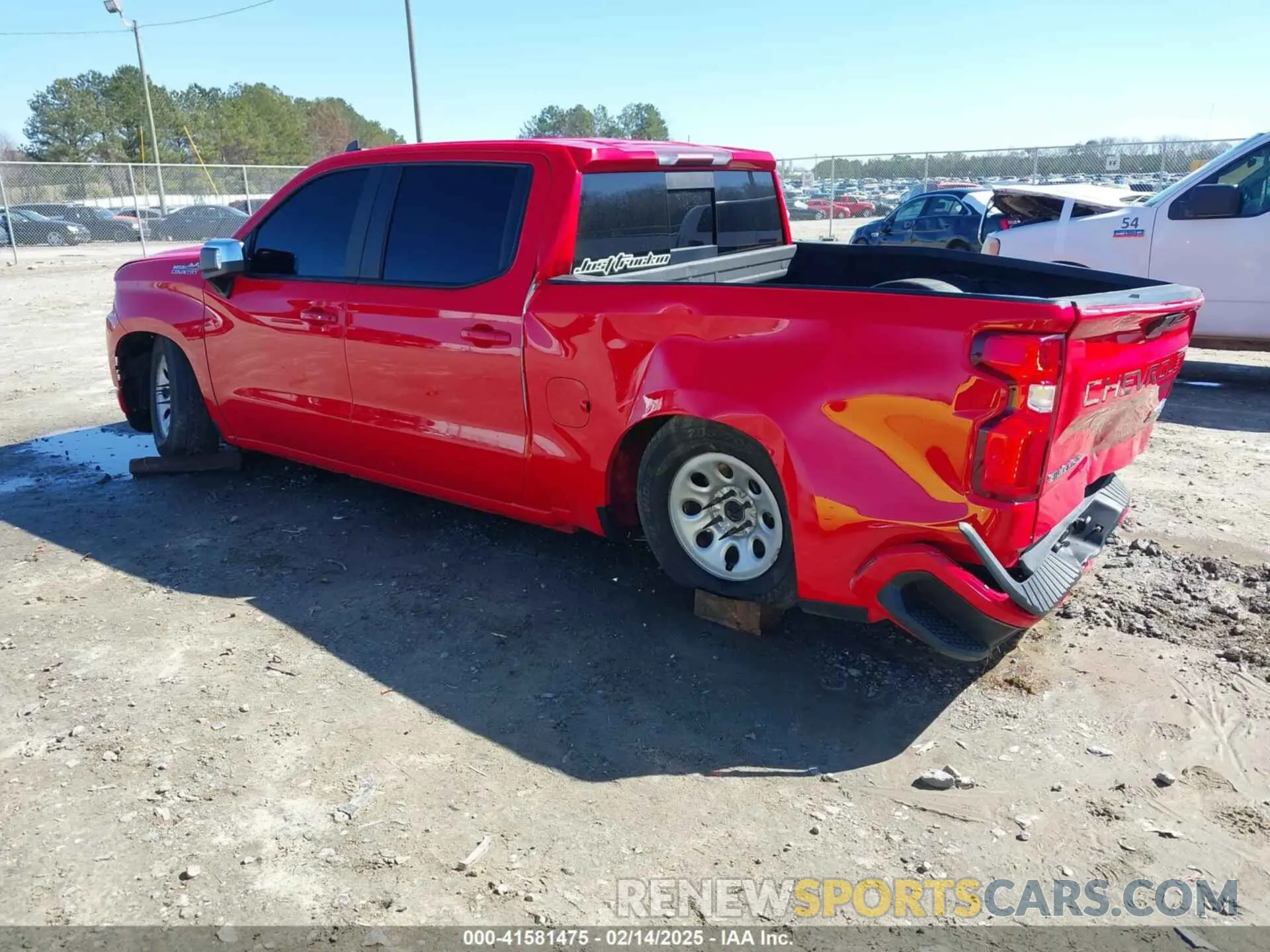 3 Photograph of a damaged car 3GCPWDED7LG234331 CHEVROLET SILVERADO 1500 2020