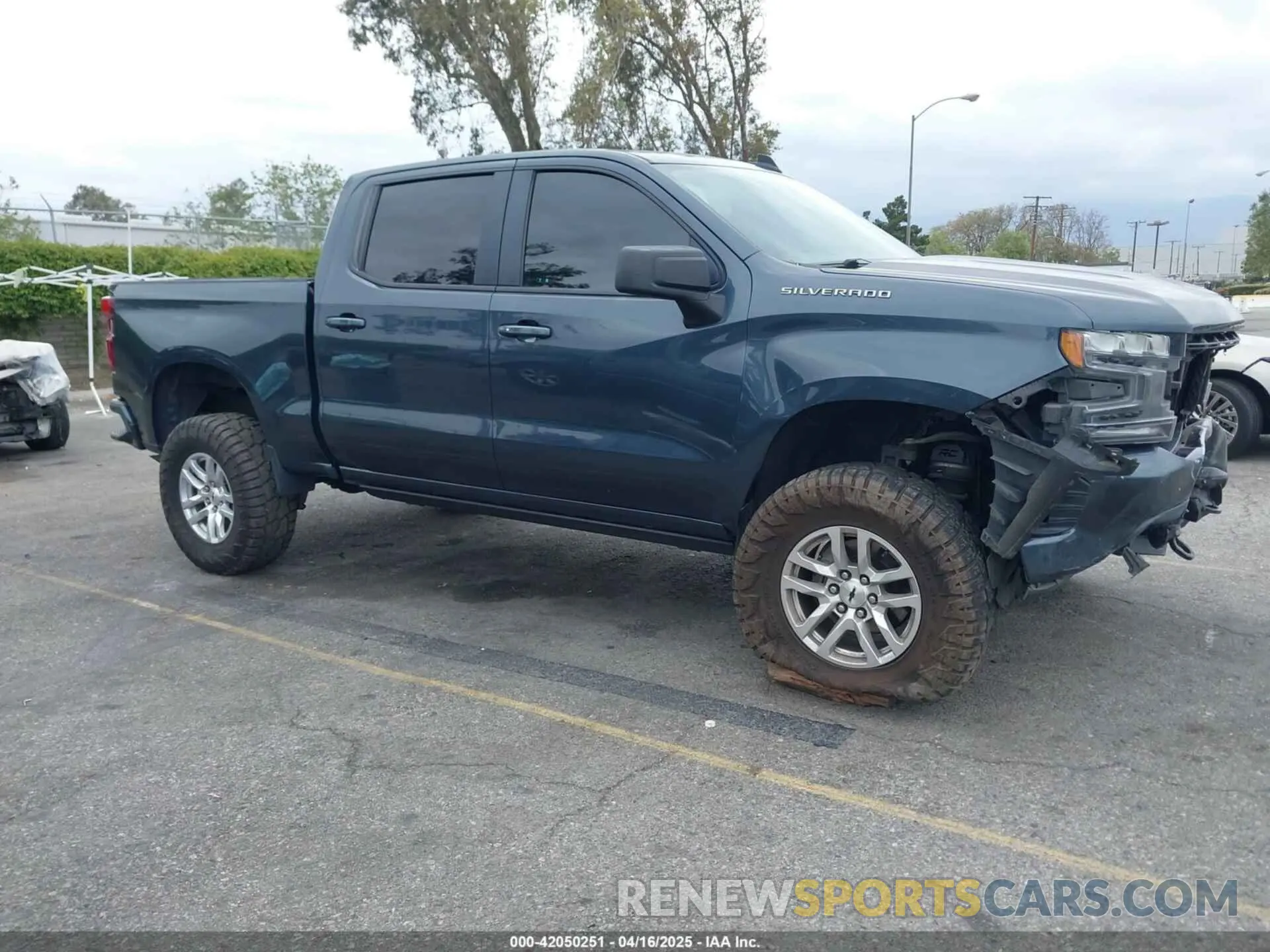 1 Photograph of a damaged car 3GCPWDEDXLG277044 CHEVROLET SILVERADO 1500 2020