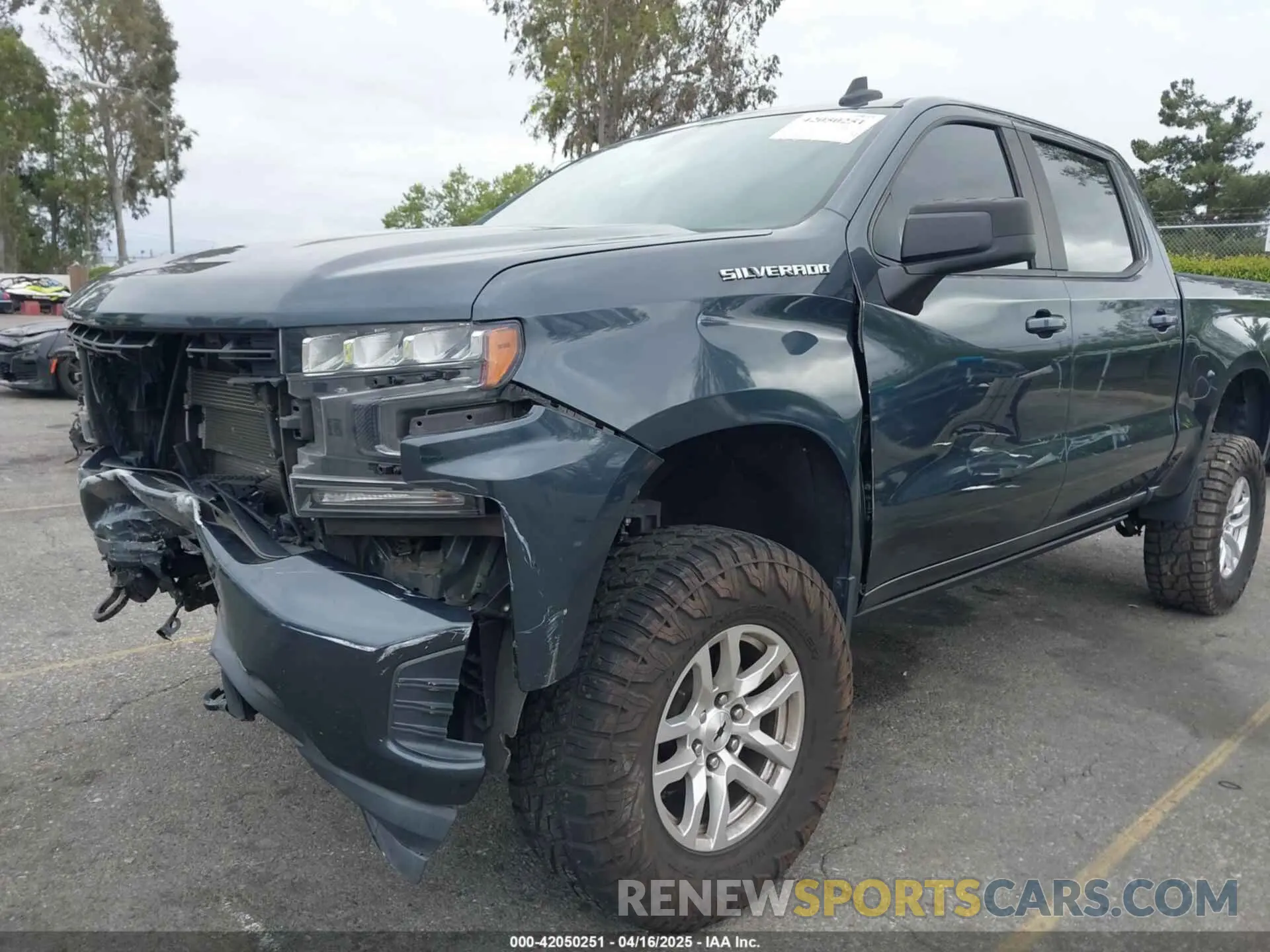 6 Photograph of a damaged car 3GCPWDEDXLG277044 CHEVROLET SILVERADO 1500 2020