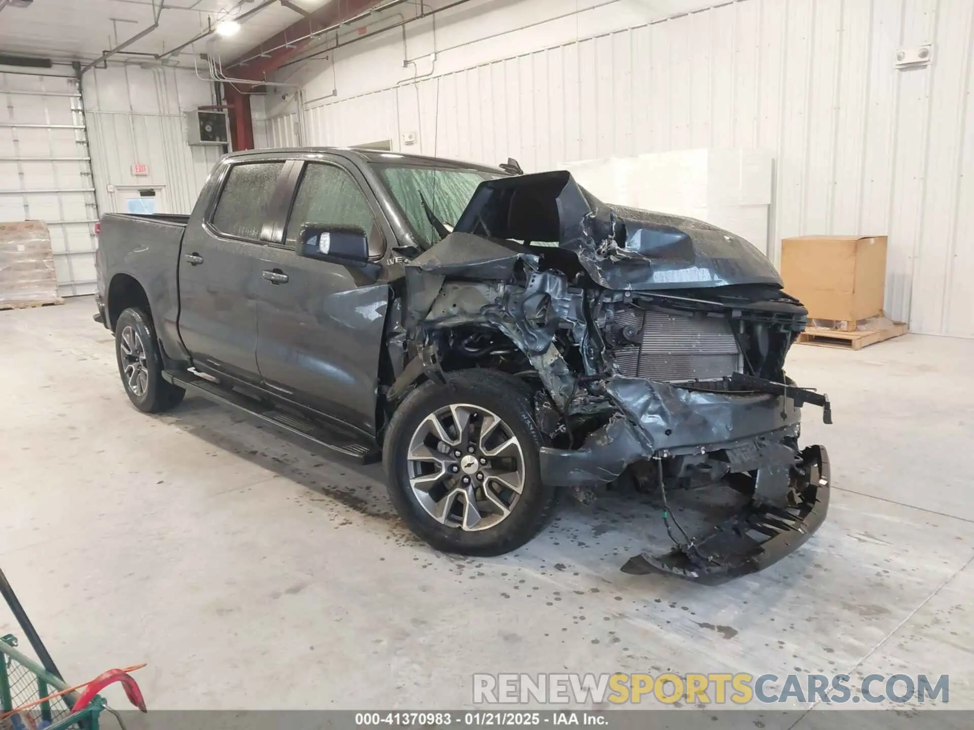1 Photograph of a damaged car 3GCPWDET6LG383109 CHEVROLET SILVERADO 1500 2020