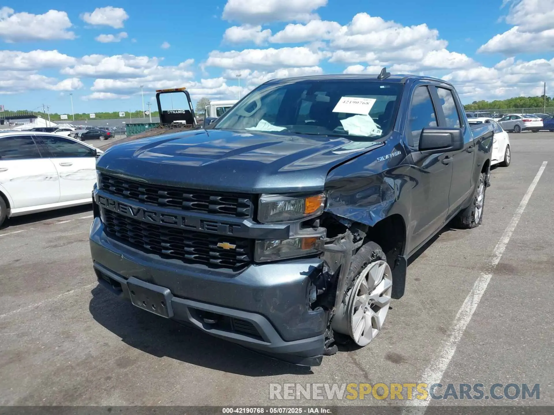 6 Photograph of a damaged car 3GCPYBEH5LG312154 CHEVROLET SILVERADO 1500 2020