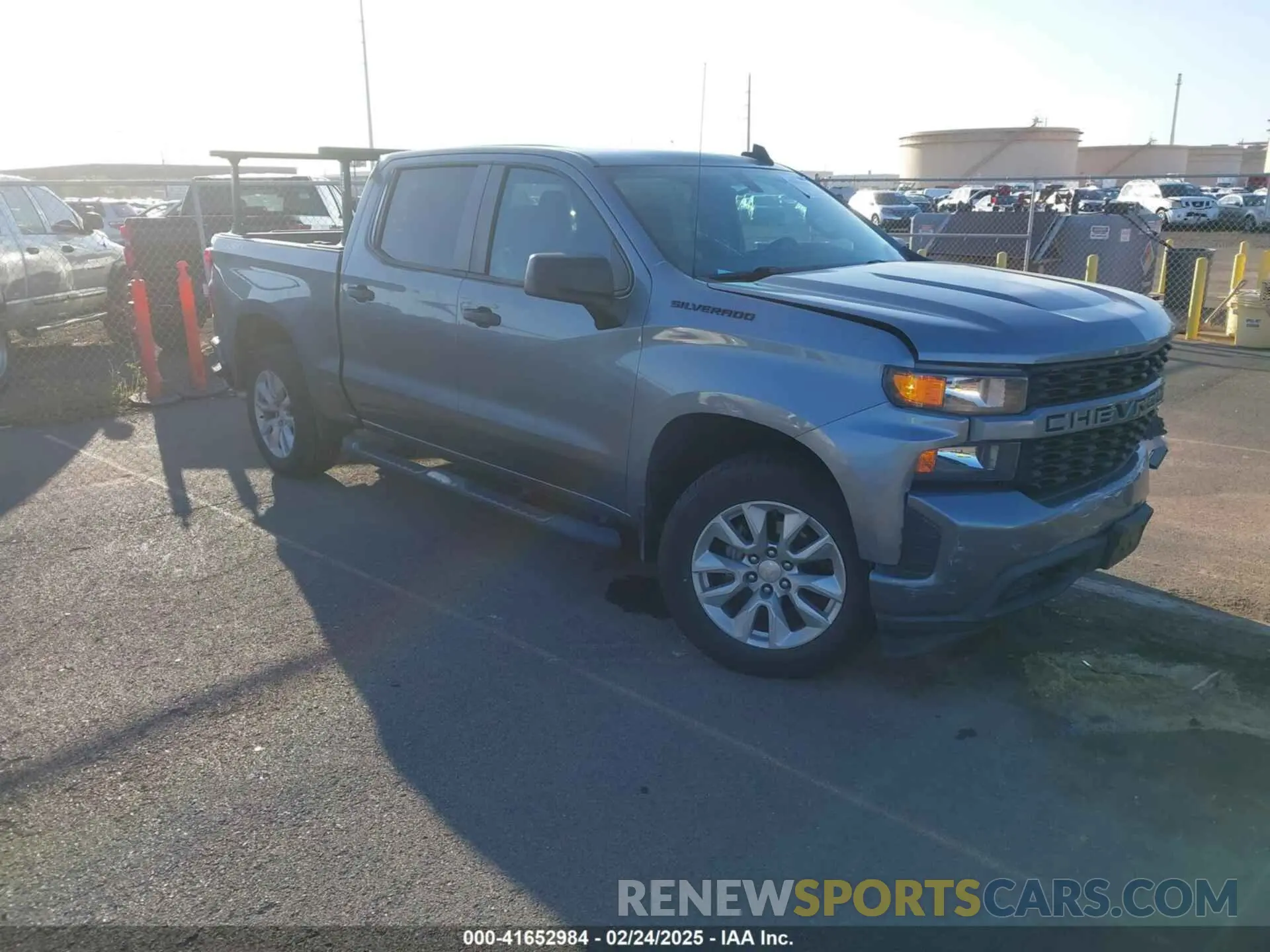 1 Photograph of a damaged car 3GCPYBEH7LG229048 CHEVROLET SILVERADO 1500 2020