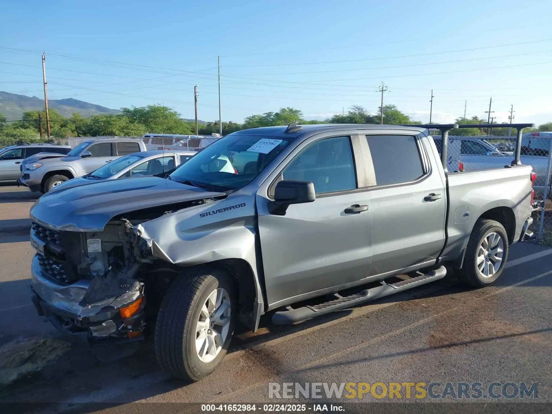 6 Photograph of a damaged car 3GCPYBEH7LG229048 CHEVROLET SILVERADO 1500 2020
