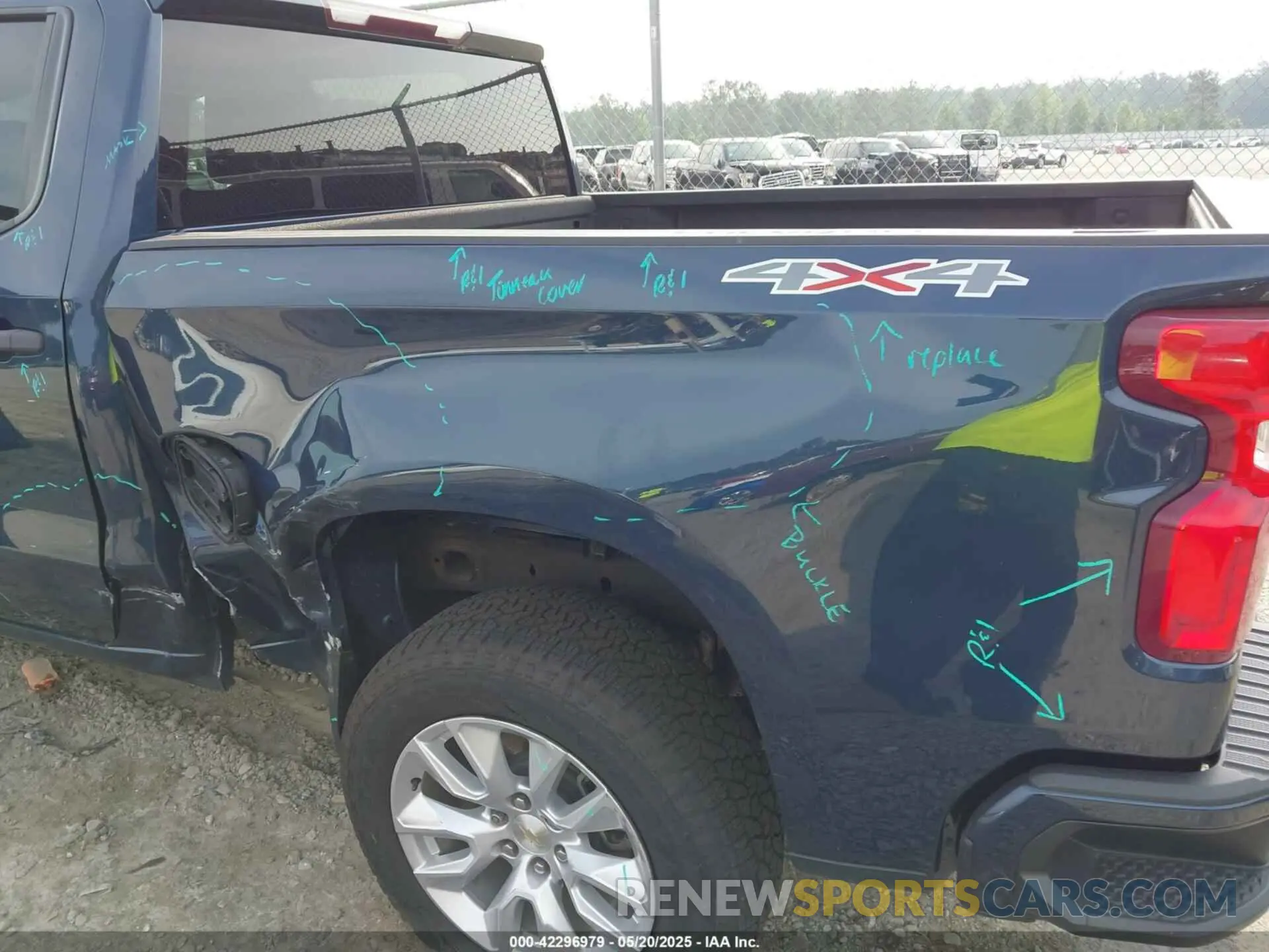 6 Photograph of a damaged car 3GCPYBEK0LG348099 CHEVROLET SILVERADO 1500 2020