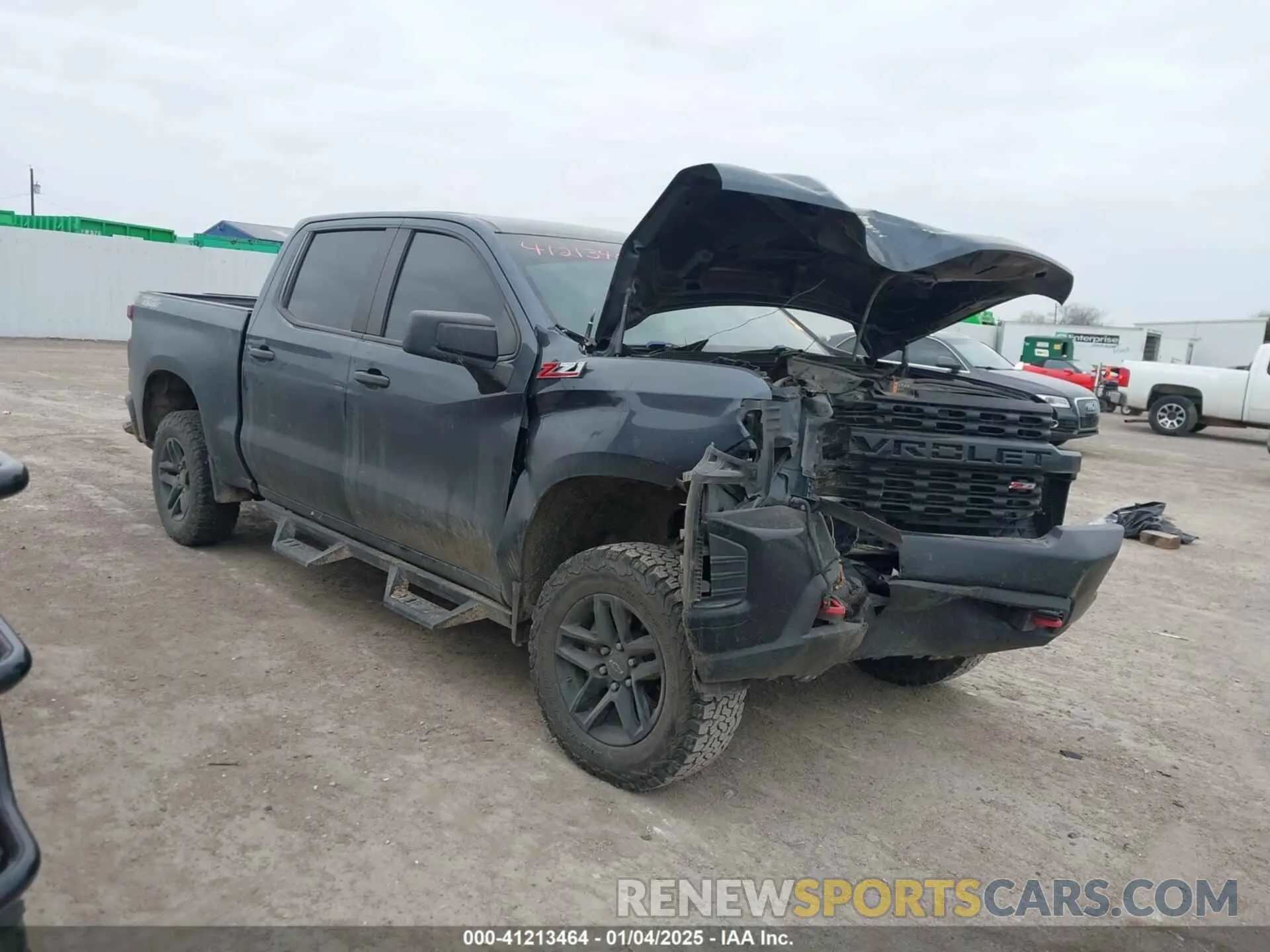 1 Photograph of a damaged car 3GCPYCEF0LG237447 CHEVROLET SILVERADO 1500 2020