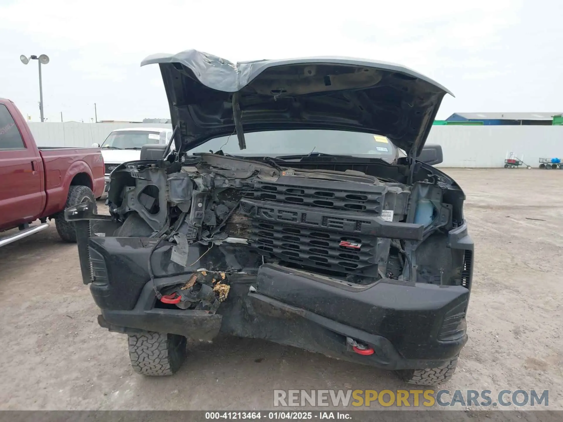 6 Photograph of a damaged car 3GCPYCEF0LG237447 CHEVROLET SILVERADO 1500 2020