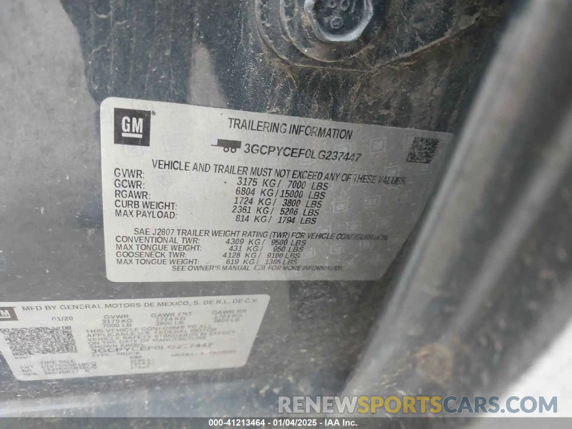 9 Photograph of a damaged car 3GCPYCEF0LG237447 CHEVROLET SILVERADO 1500 2020
