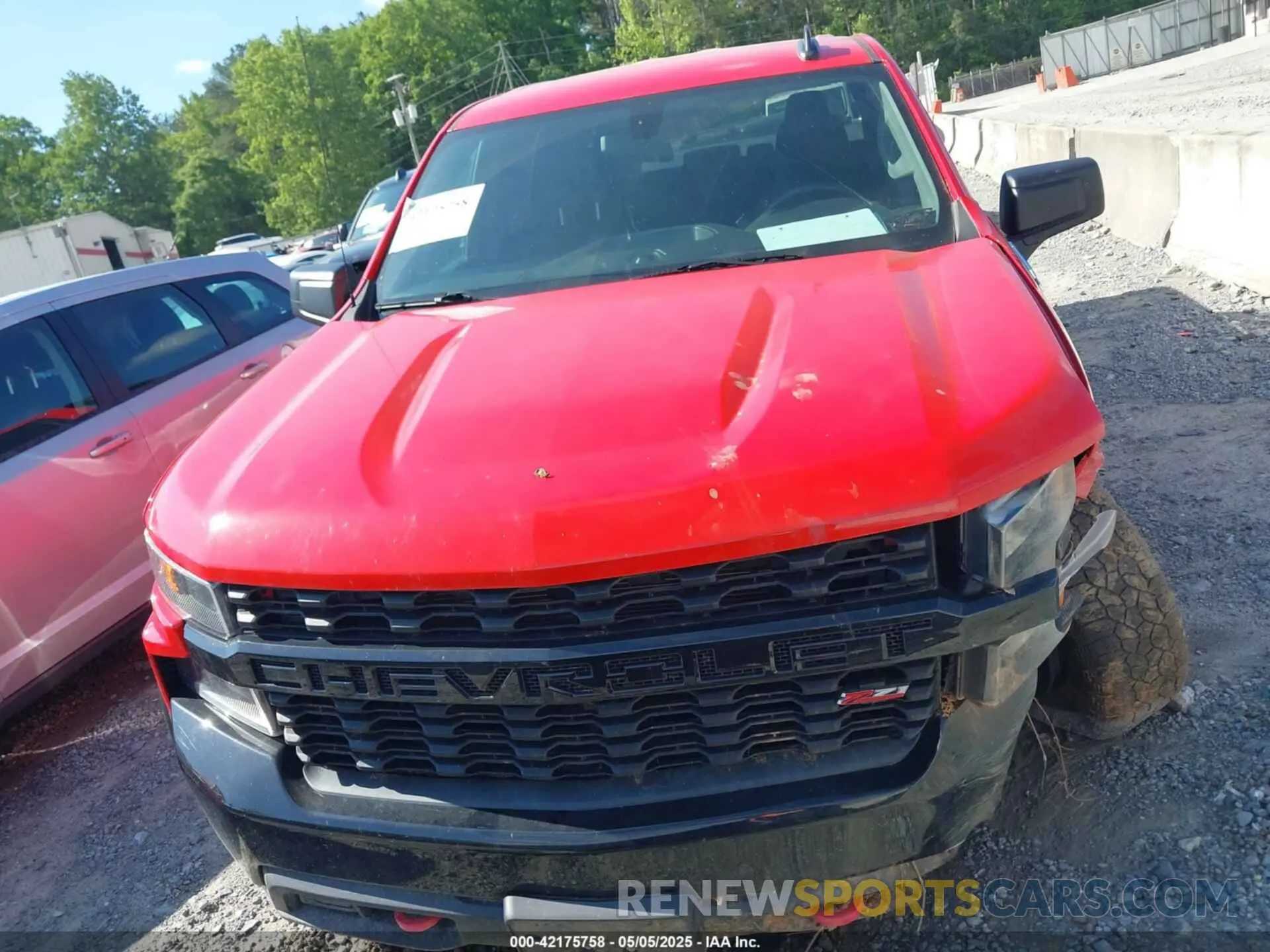 12 Photograph of a damaged car 3GCPYCEF1LG197296 CHEVROLET SILVERADO 1500 2020