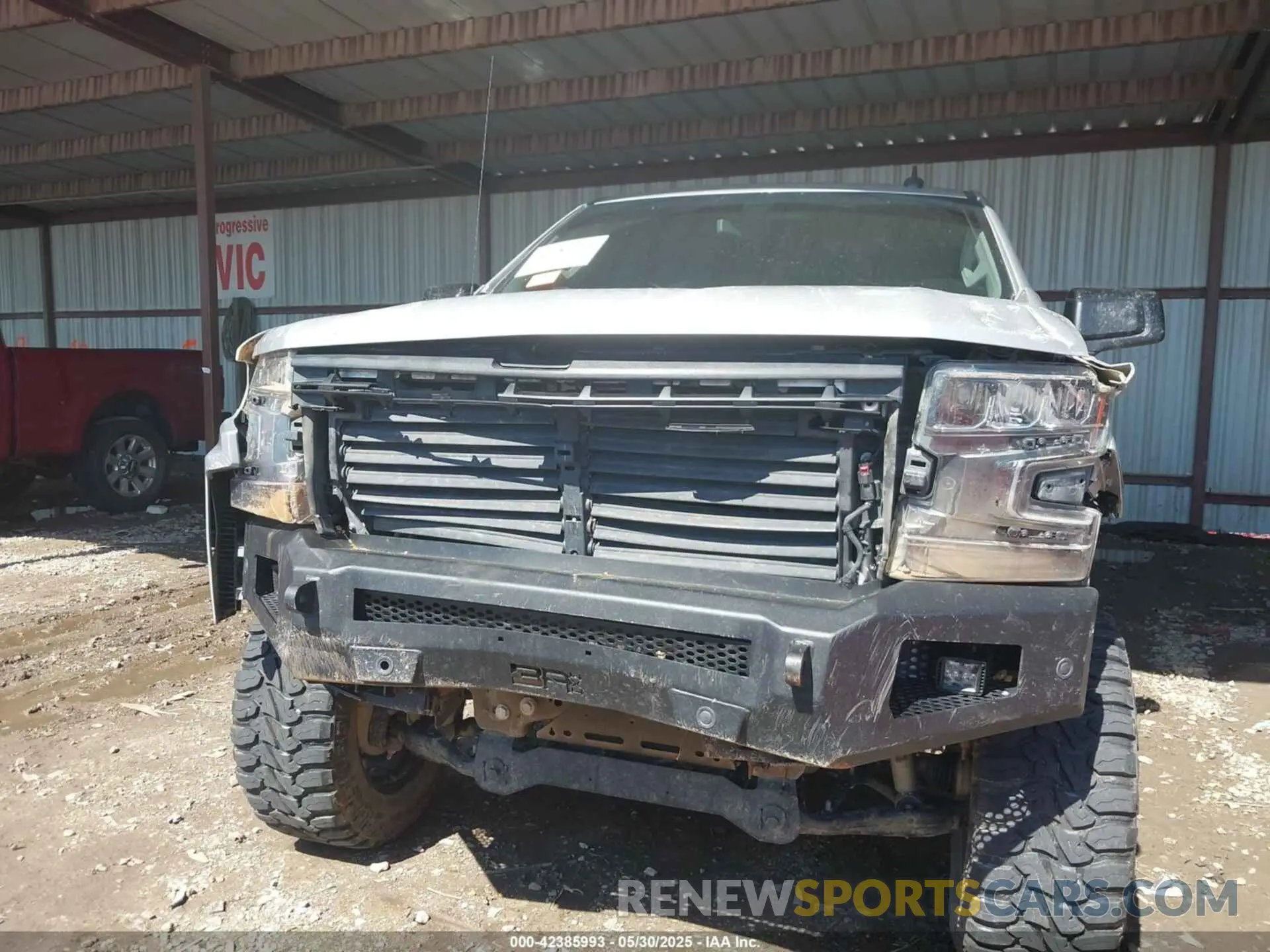 6 Photograph of a damaged car 3GCPYFED1LG279030 CHEVROLET SILVERADO 1500 2020