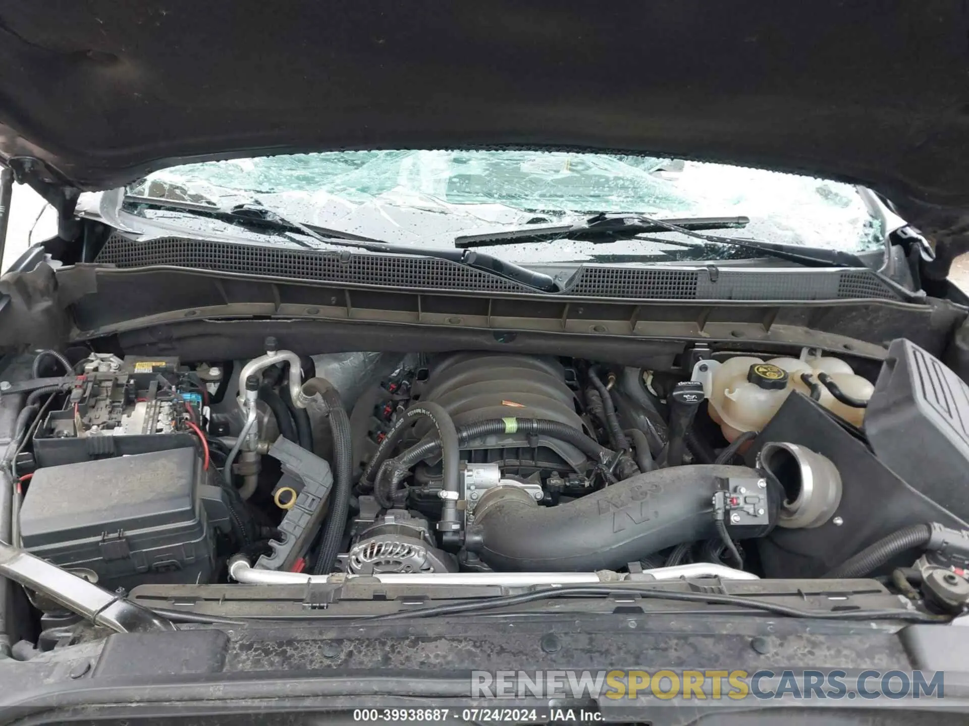 10 Photograph of a damaged car 3GCPYFED3LG412791 CHEVROLET SILVERADO 1500 2020