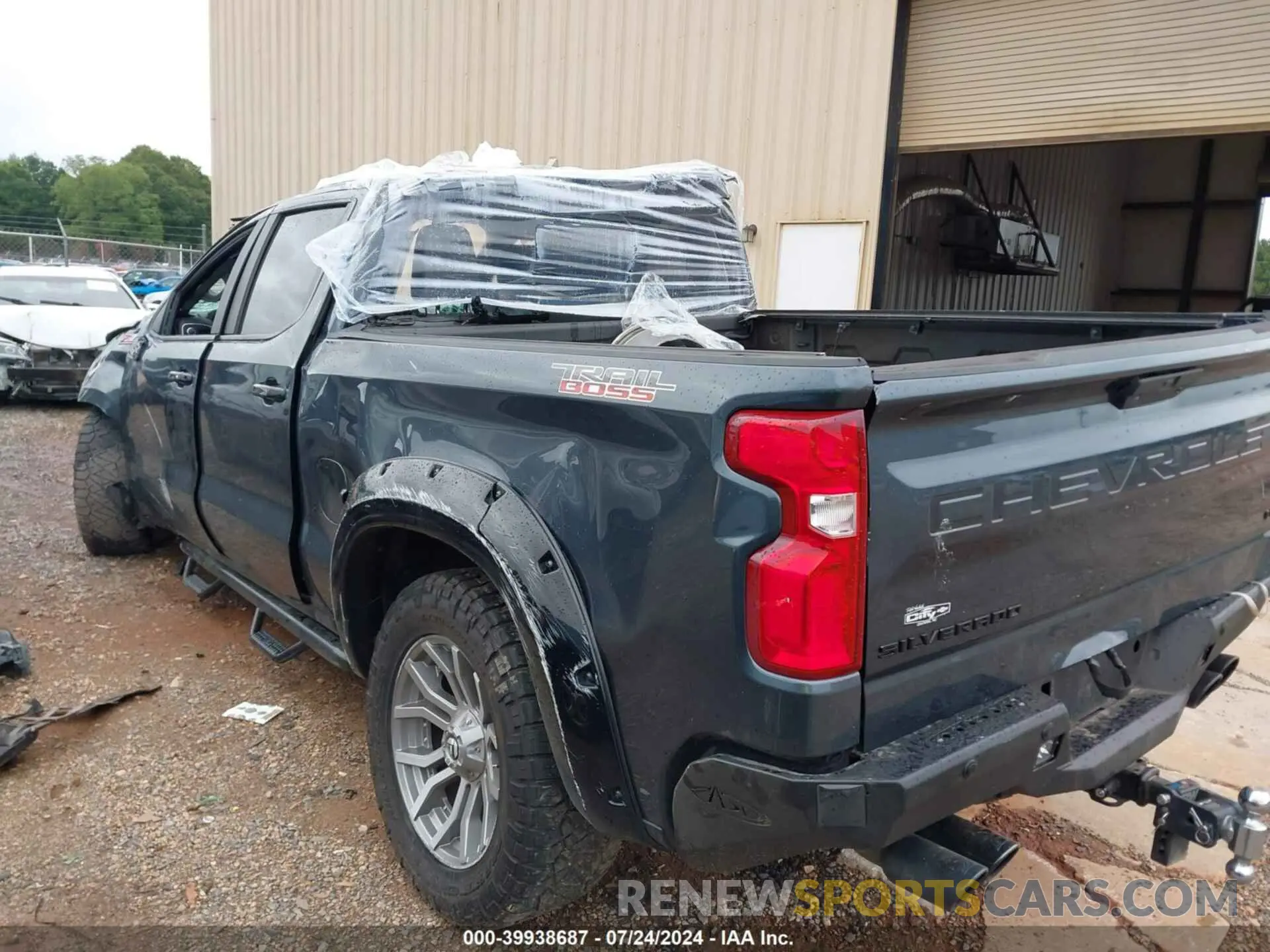 3 Photograph of a damaged car 3GCPYFED3LG412791 CHEVROLET SILVERADO 1500 2020
