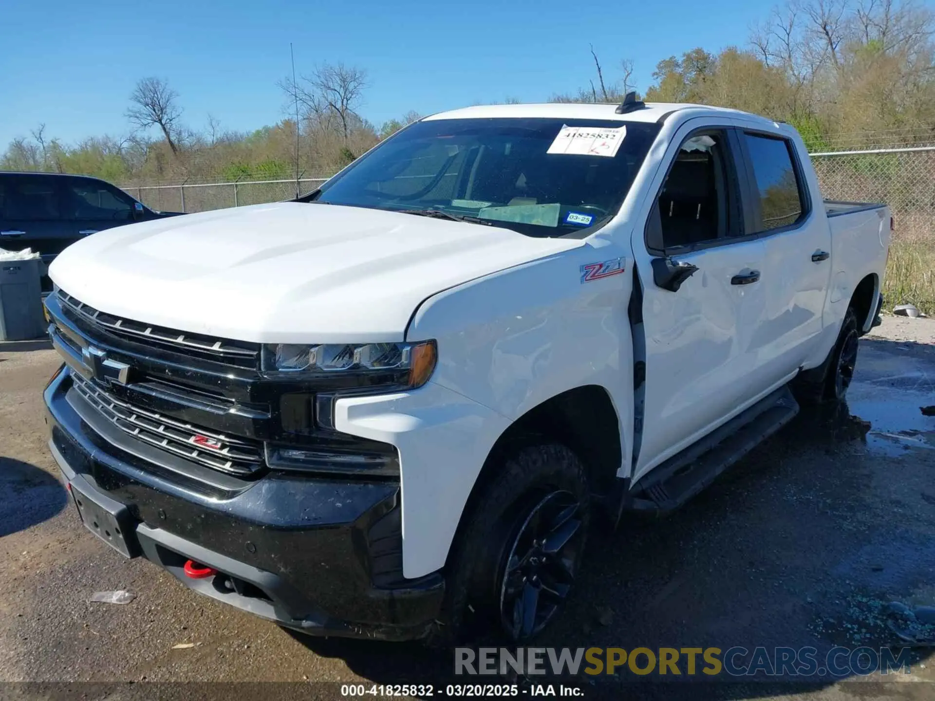 2 Photograph of a damaged car 3GCPYFED3LG423435 CHEVROLET SILVERADO 1500 2020