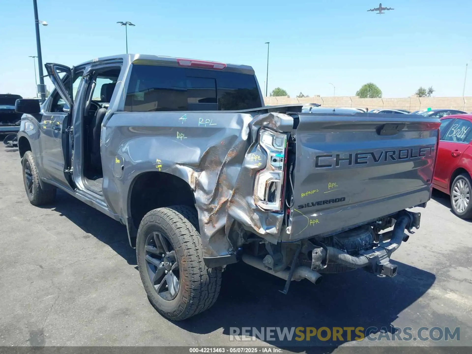 15 Photograph of a damaged car 3GCPYFED6LG325175 CHEVROLET SILVERADO 1500 2020