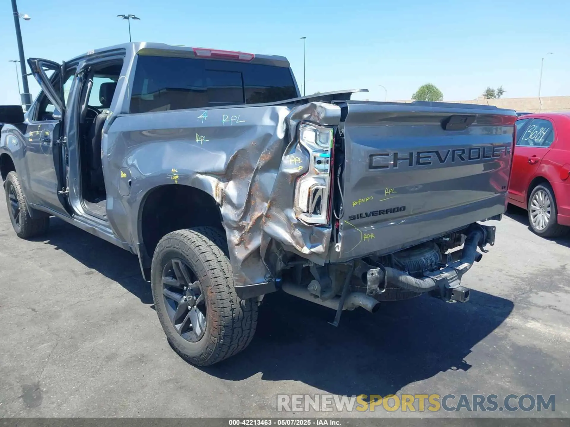 6 Photograph of a damaged car 3GCPYFED6LG325175 CHEVROLET SILVERADO 1500 2020