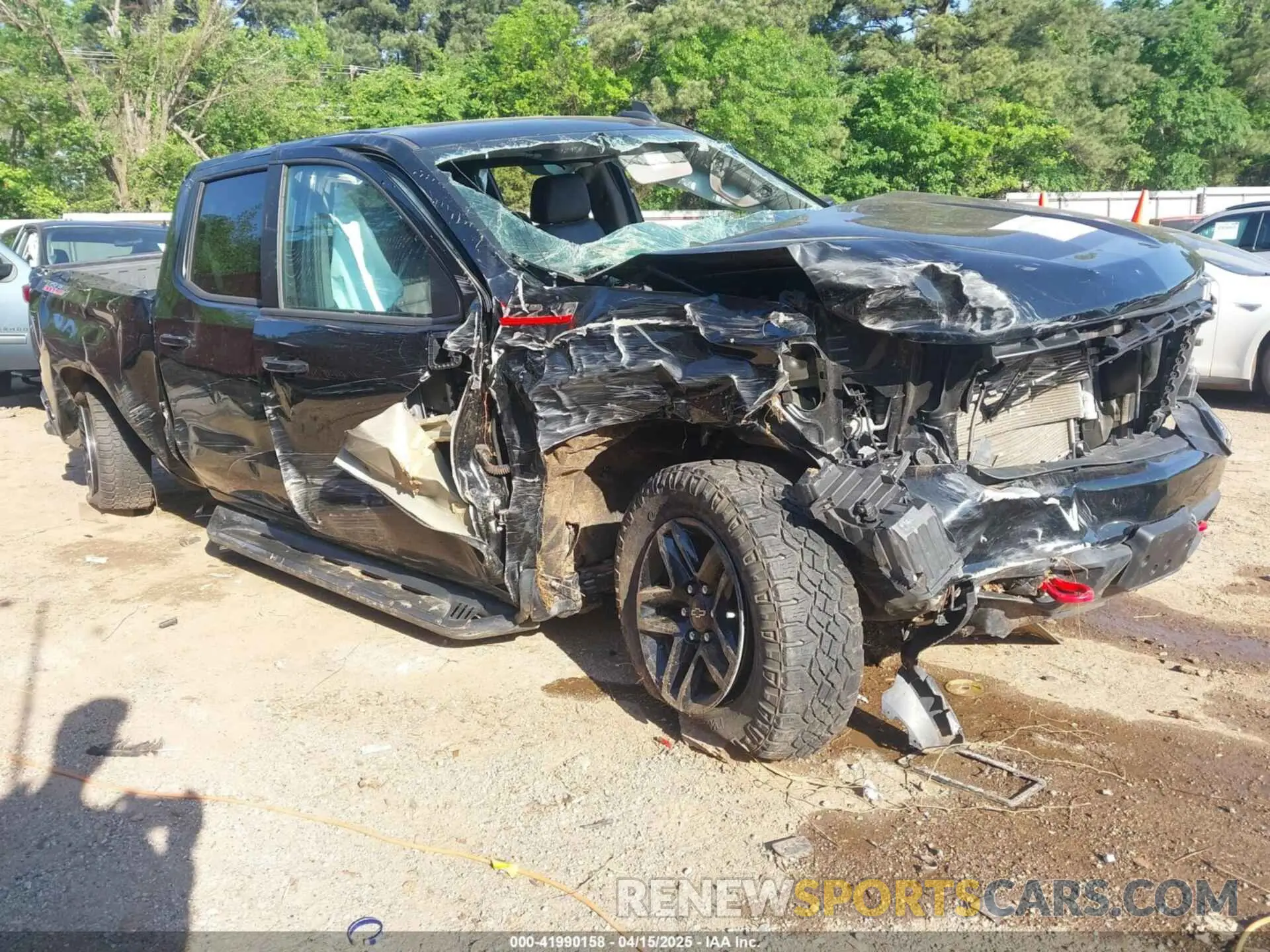1 Photograph of a damaged car 3GCPYFED7LG136759 CHEVROLET SILVERADO 1500 2020